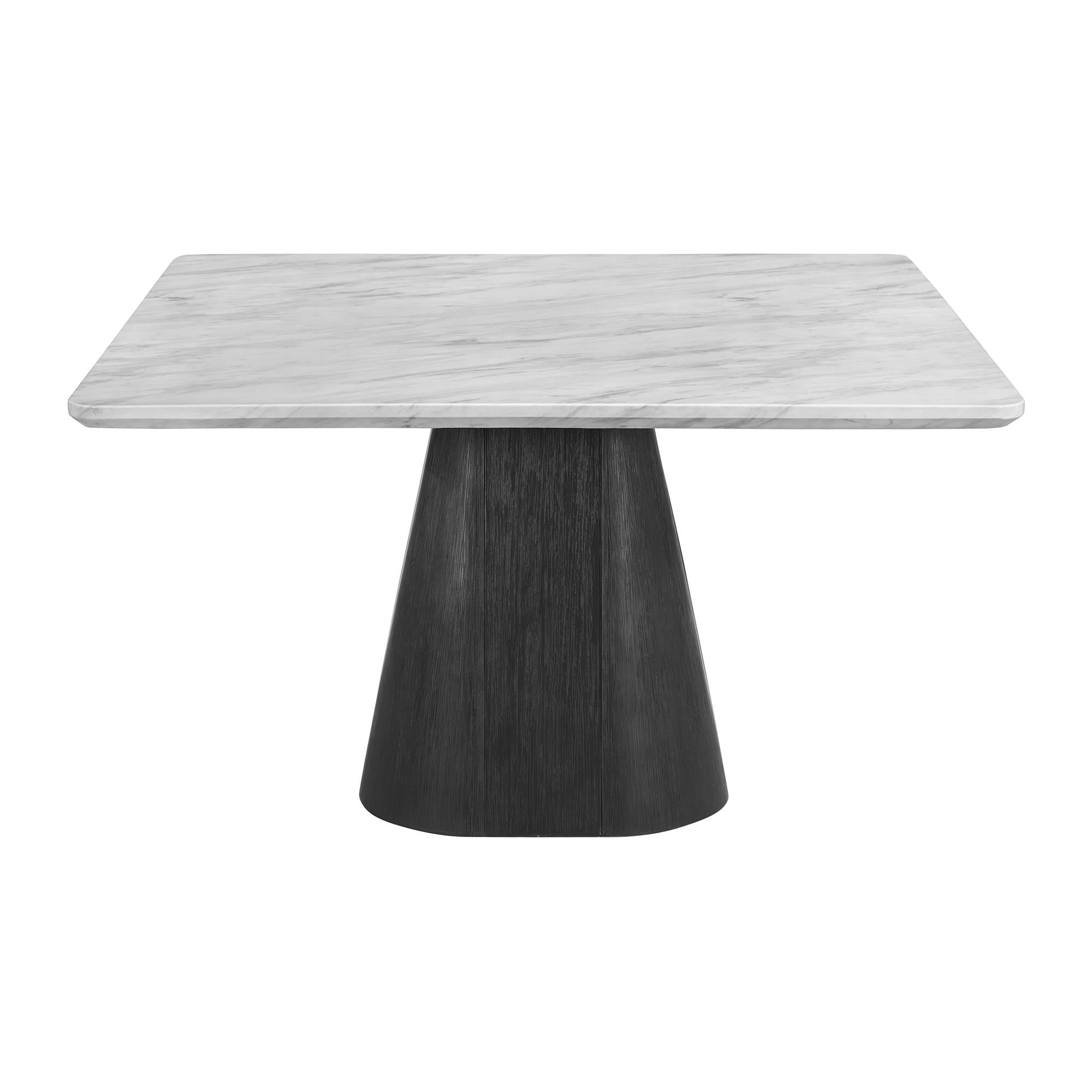 Elements International Edison D-9130-8-SDT Square Dining Table - Image 2