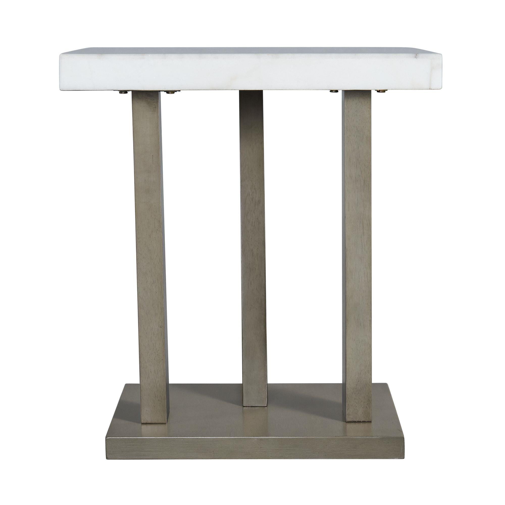 Elements International Greta T.6850.ET Square End Table - Image 3