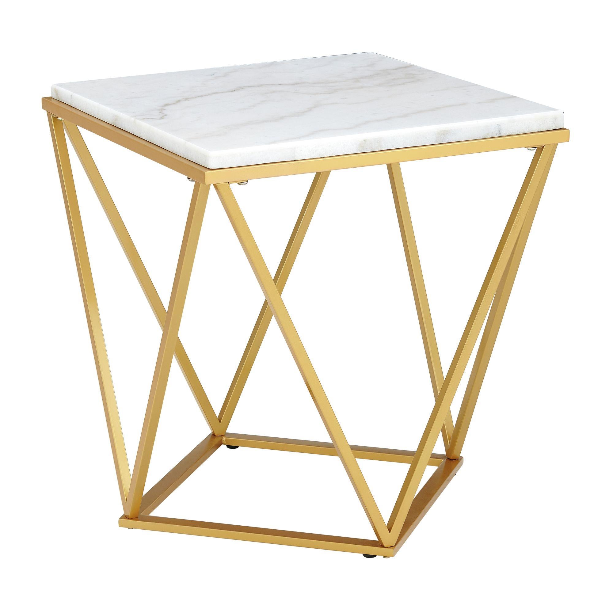 Elements International Riko CRK120ET Square End Table