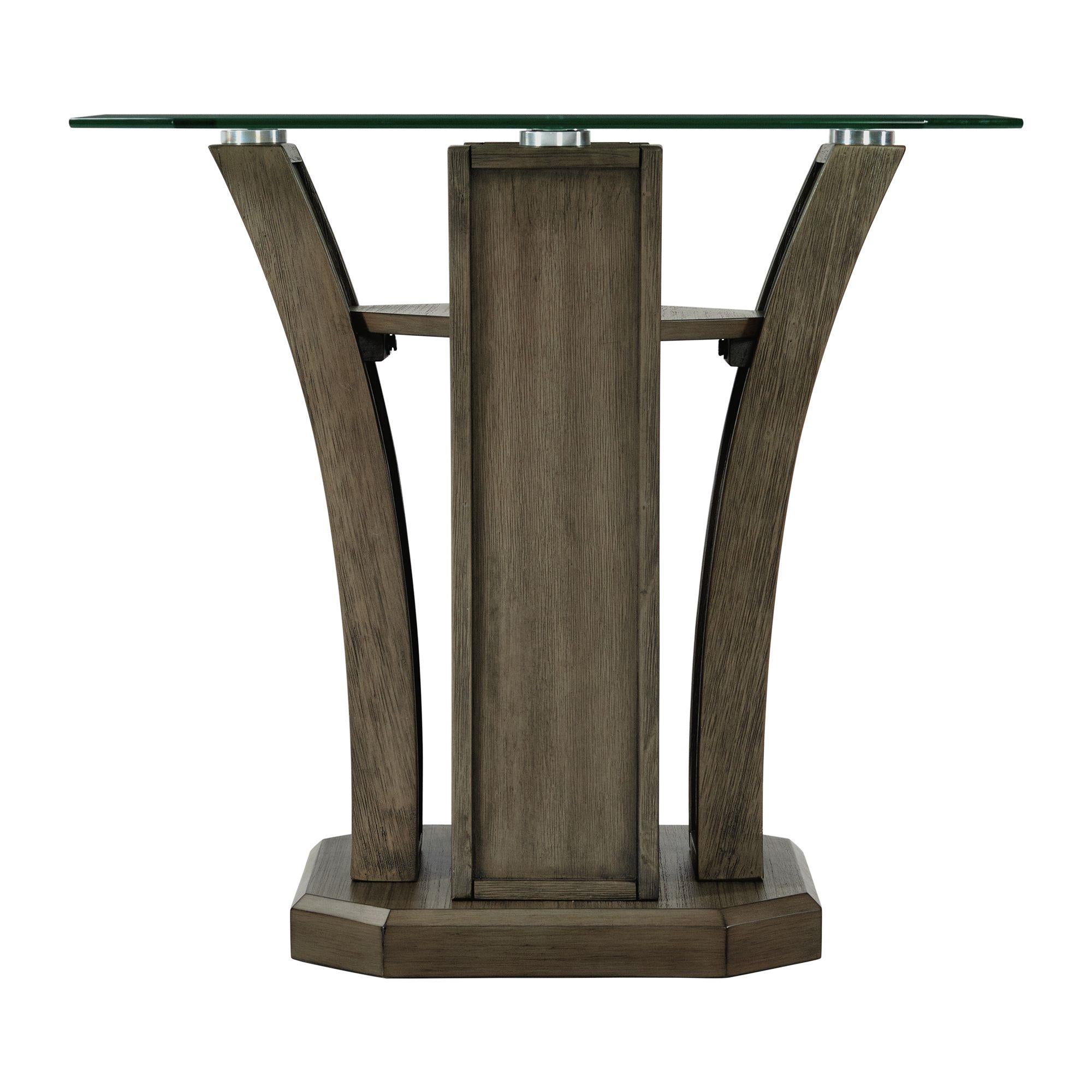 Elements International Dapper TPR350ET Square End Table - Image 3