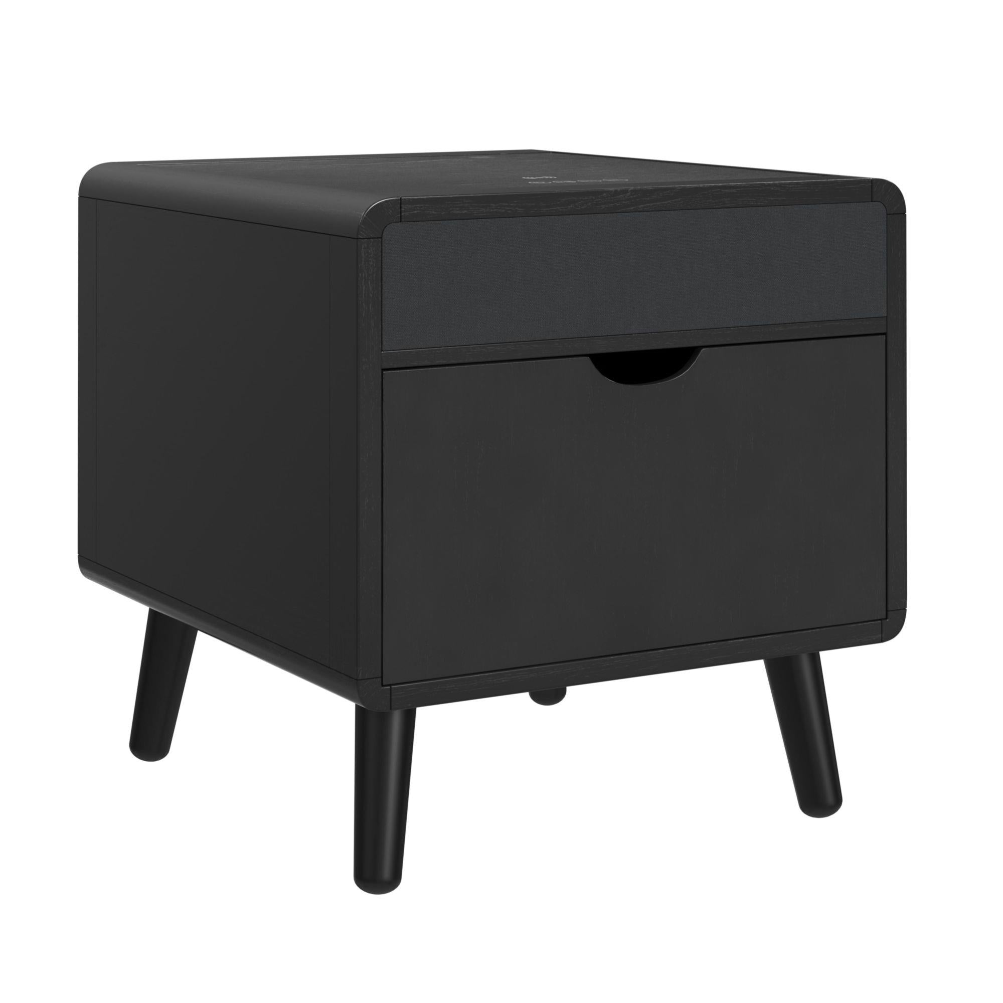 Elements International Halo T-18400-8-SETS Square Smart End Table