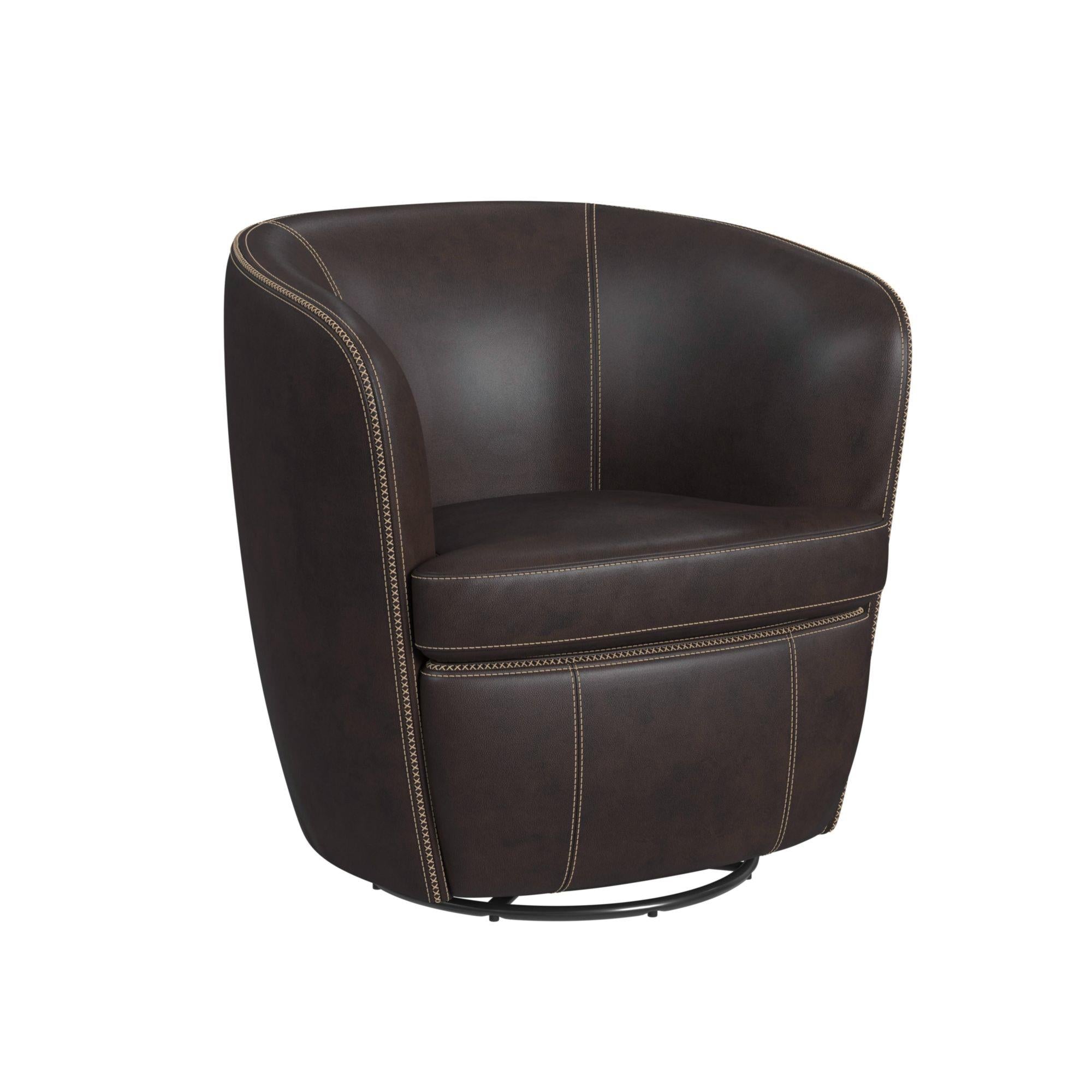 Elements International Vito U-5470-8200-101 Swivel Chair