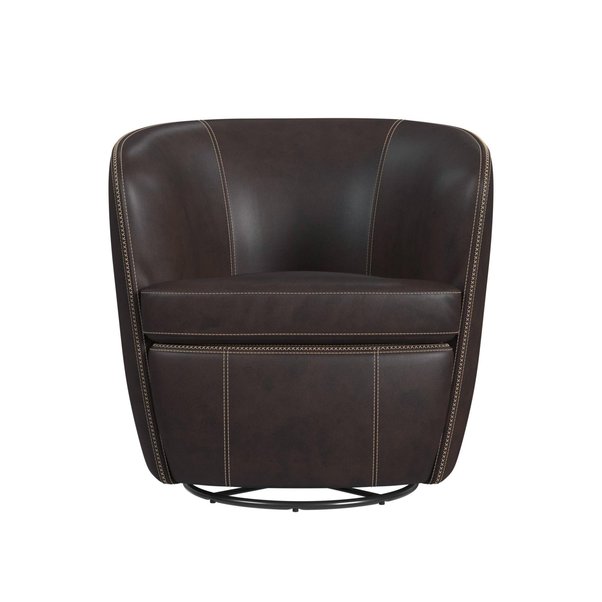 Elements International Vito U-5470-8200-101 Swivel Chair - Image 2