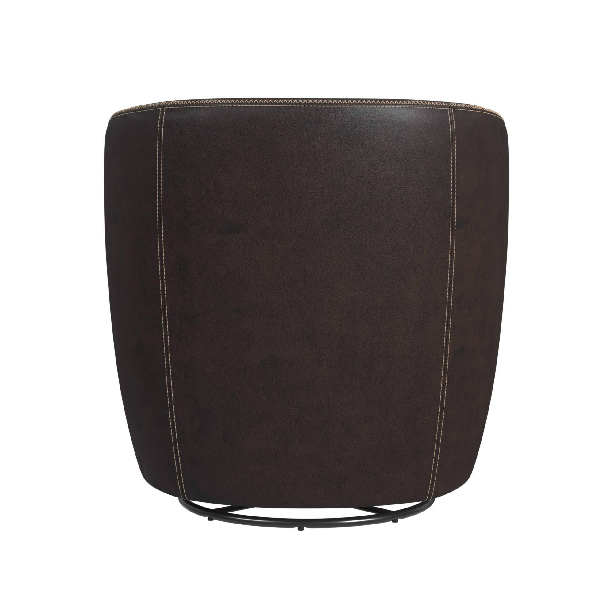 Elements International Vito U-5470-8200-101 Swivel Chair - Image 3