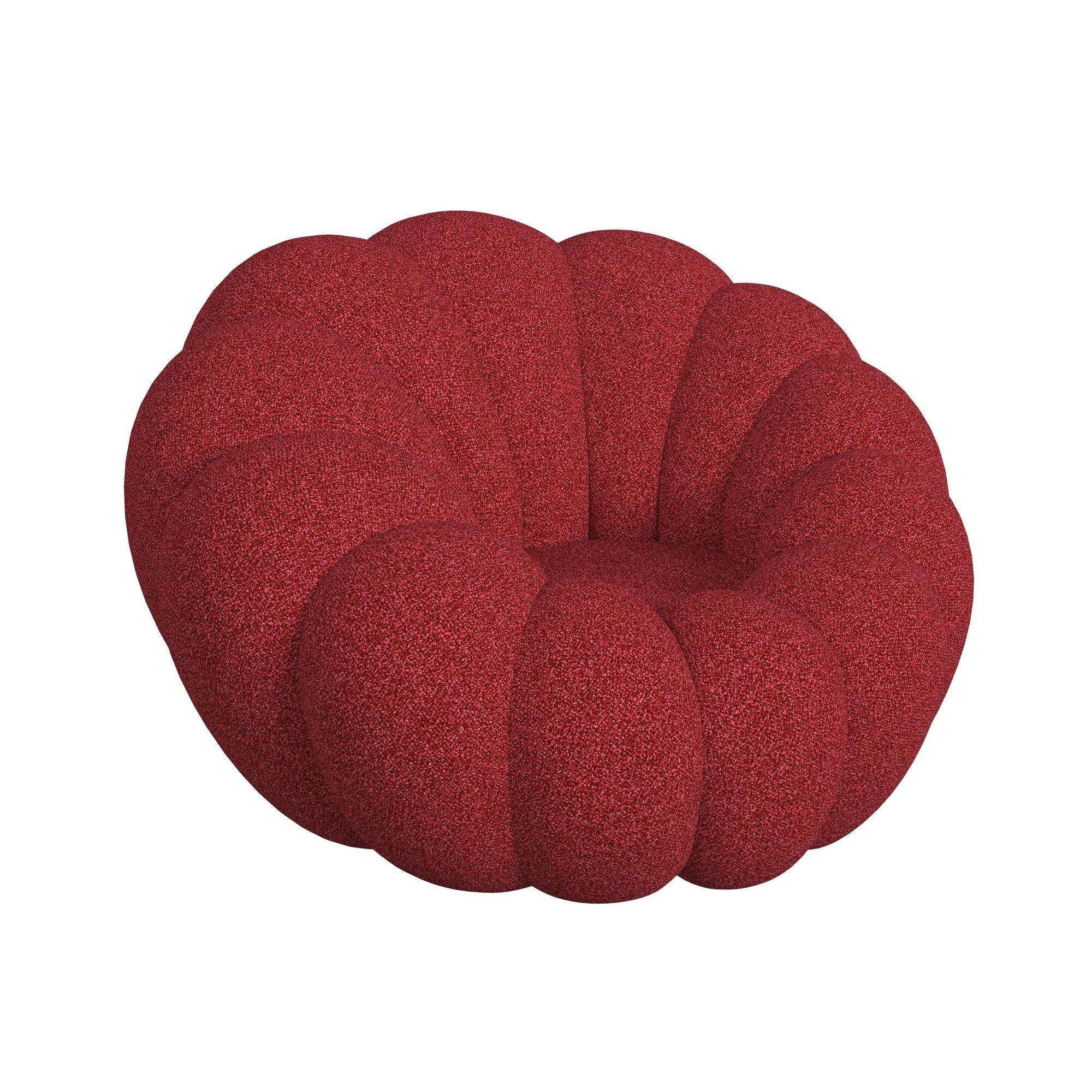 Elements International Bubble Y-13930-14-CHOT Swivel Chair And Ottoman - Image 1