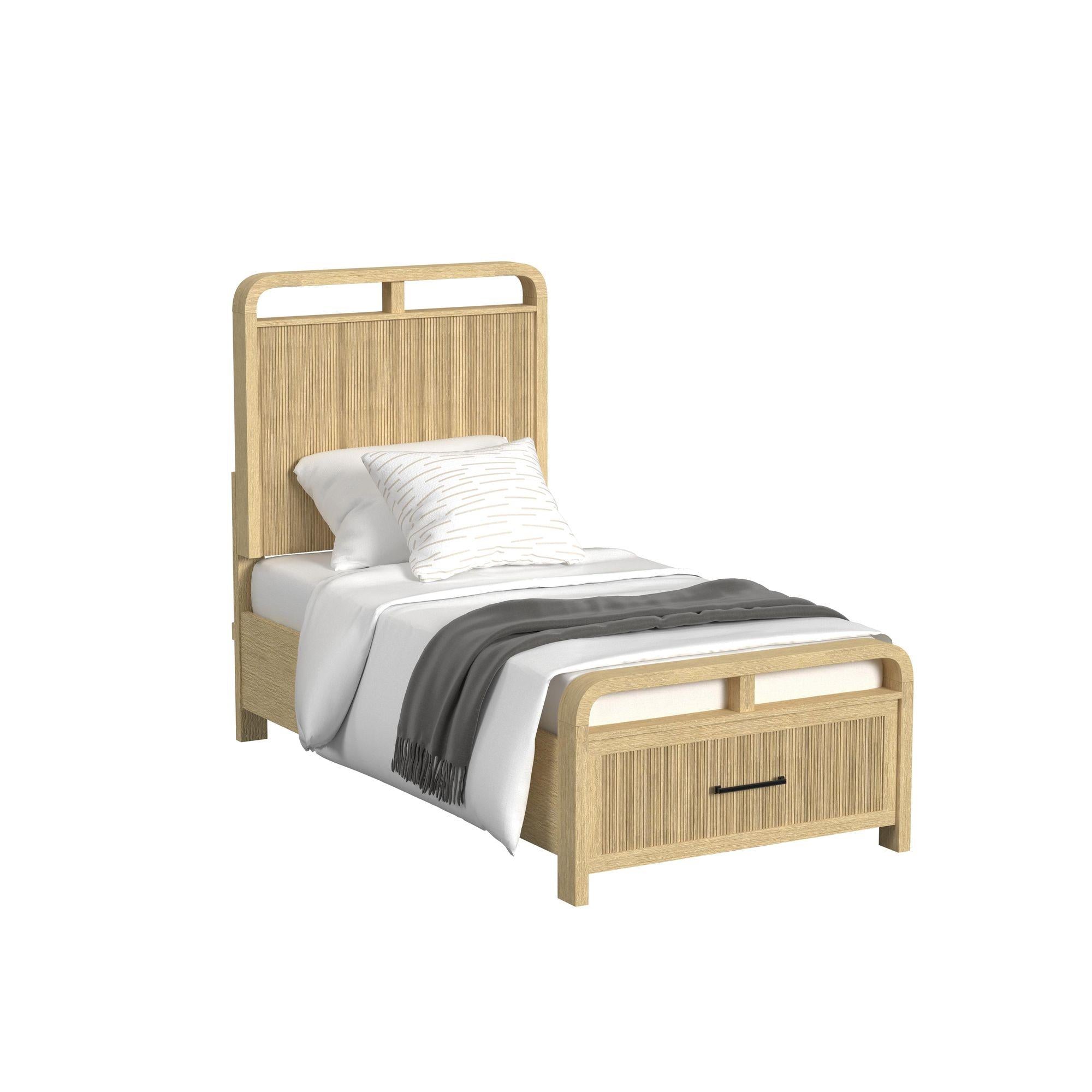 Elements International Ridgemont B-14440-6-TSB Twin Storage Bed - Image 1