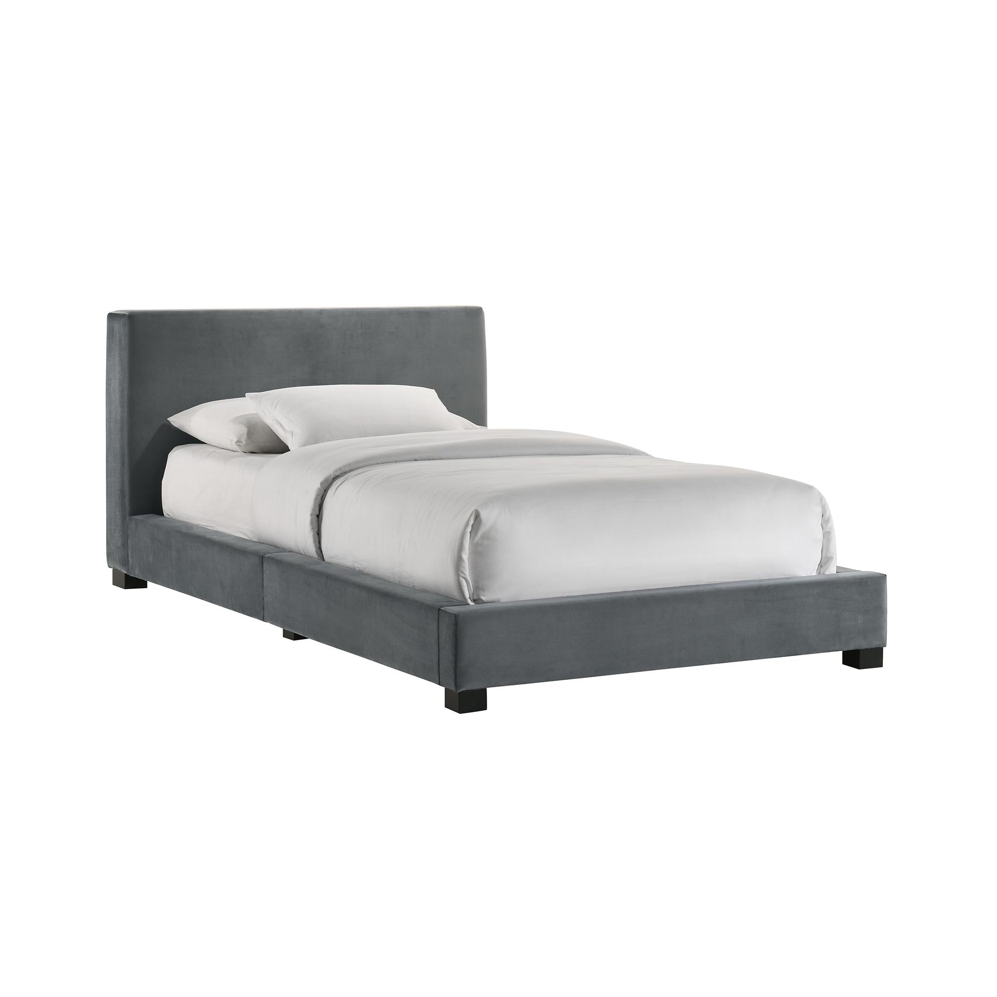 Elements International Brookhaven UB-14870-3-TB Twin Upholstered Bed - Image 1