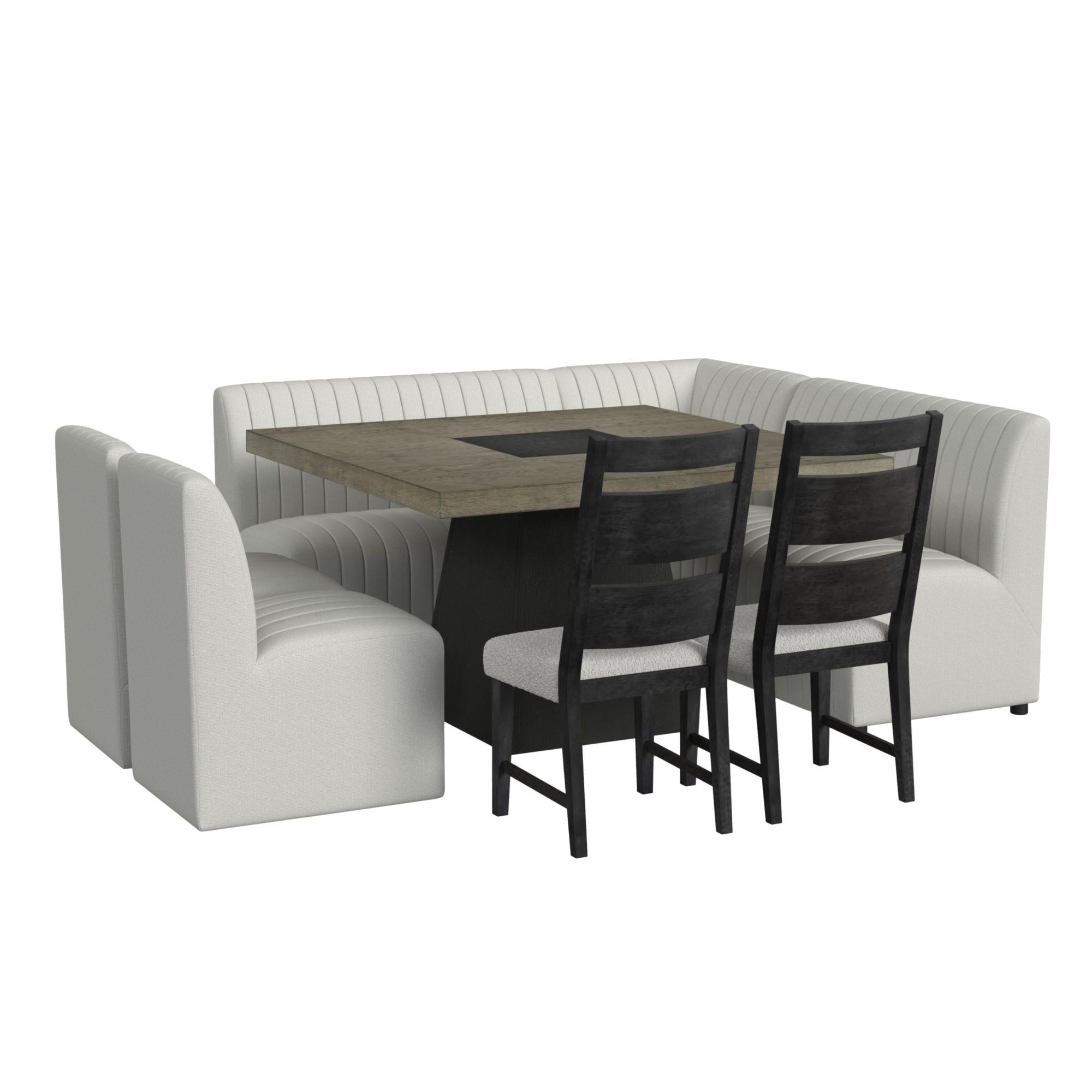 Elements International Jemma D-7570-6-SC Upholstered Side Chair - Image 3