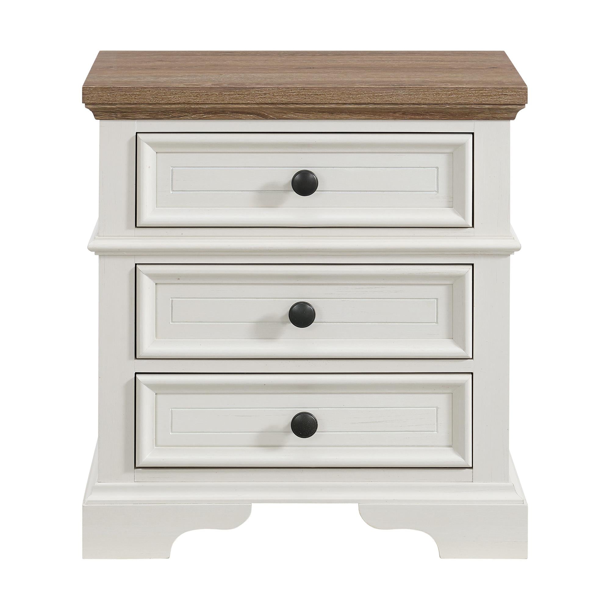 Elements International Eastwood Y-13160-7-NS Youth 3-Drawer Nightstand - Image 2