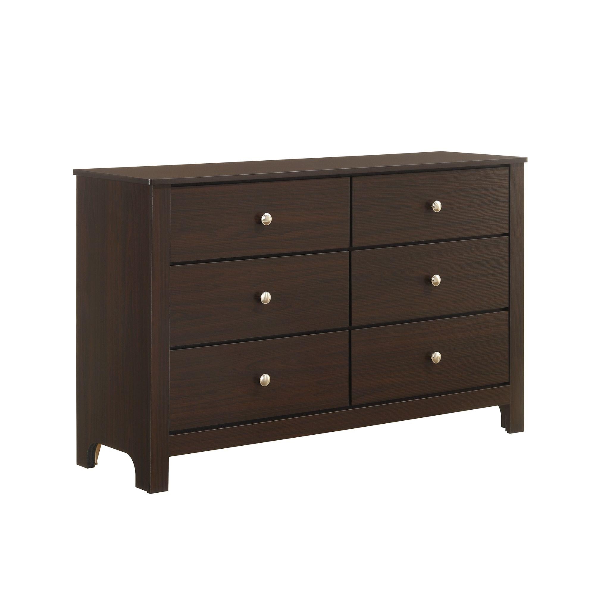 Elements International Sami SM590DR Youth 6-Drawer Dresser