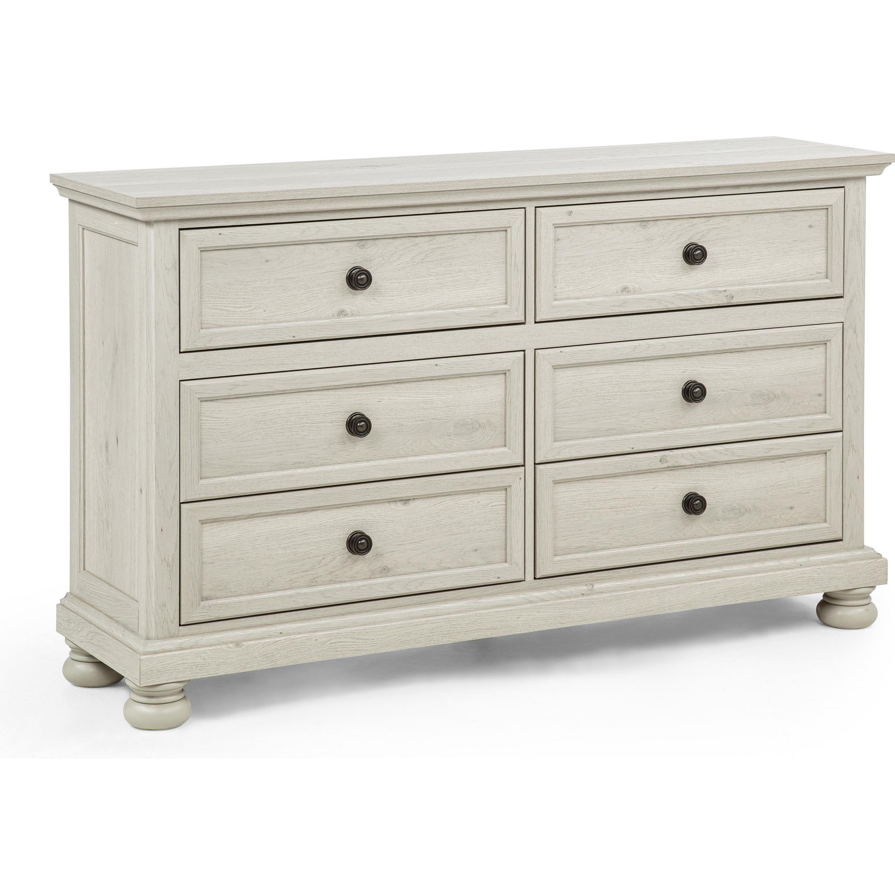 Crown Mark Claribelle B1820-1 Dresser - White - Image 1