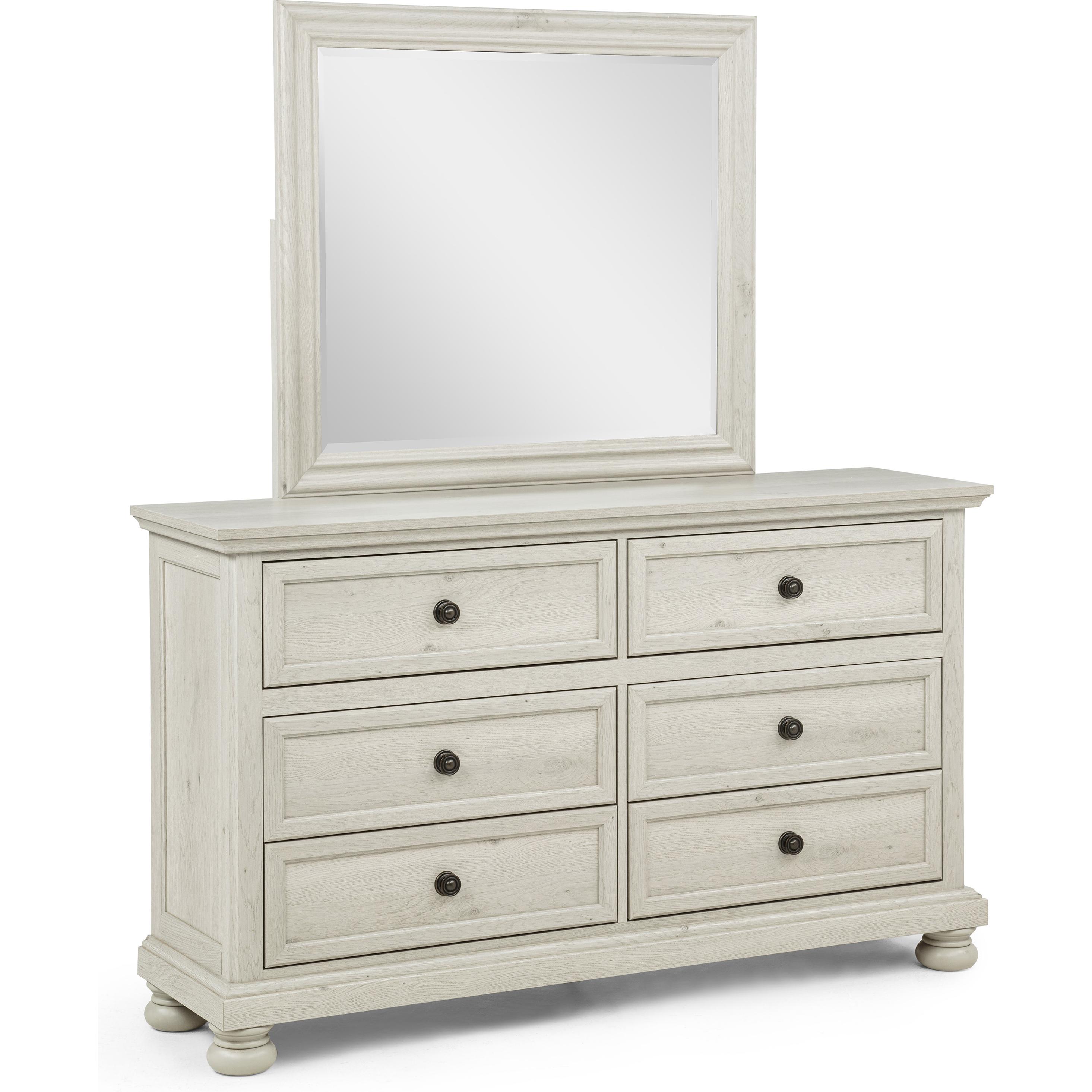 Crown Mark Claribelle B1820-1 Dresser - White - Image 2