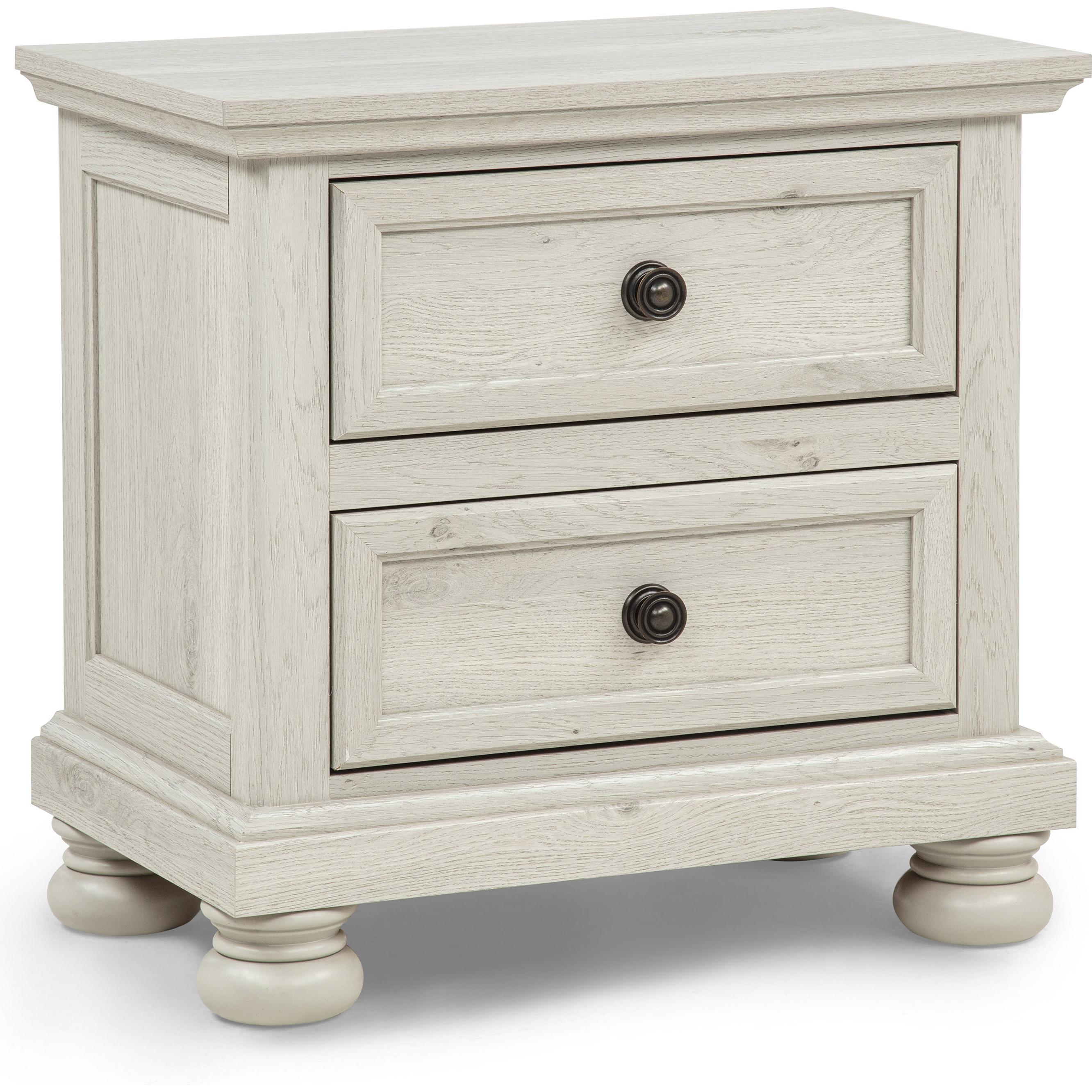 Crown Mark Claribelle B1820-2 Nightstand - White - Image 1