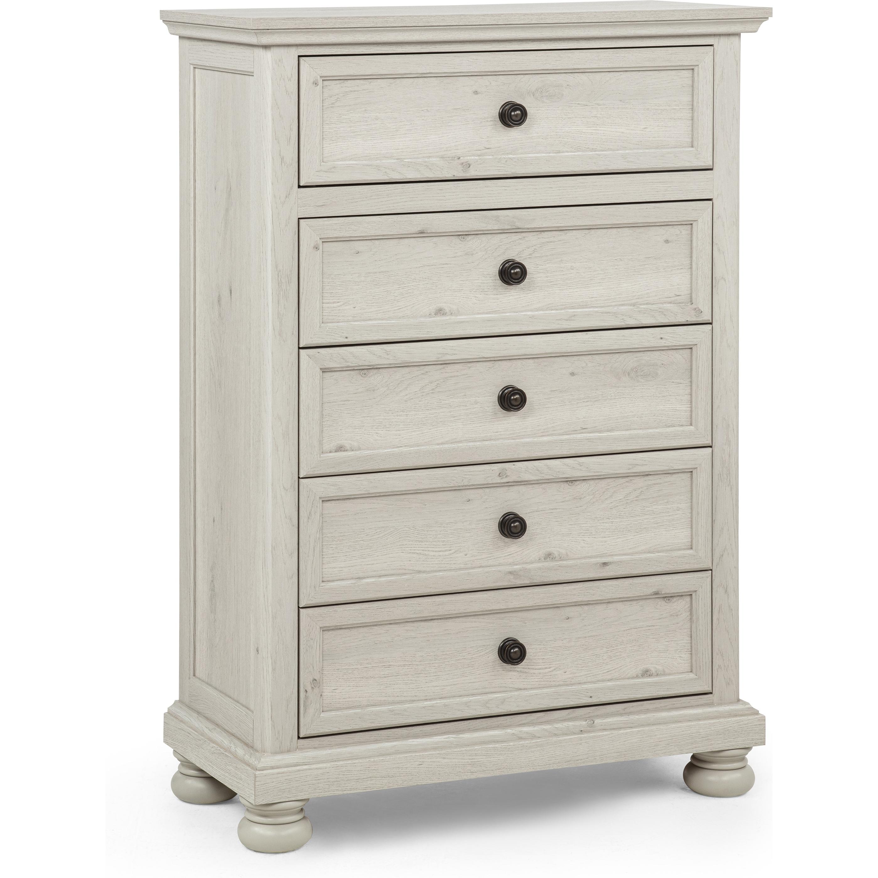Crown Mark Claribelle B1820-4 Chest - White - Image 1