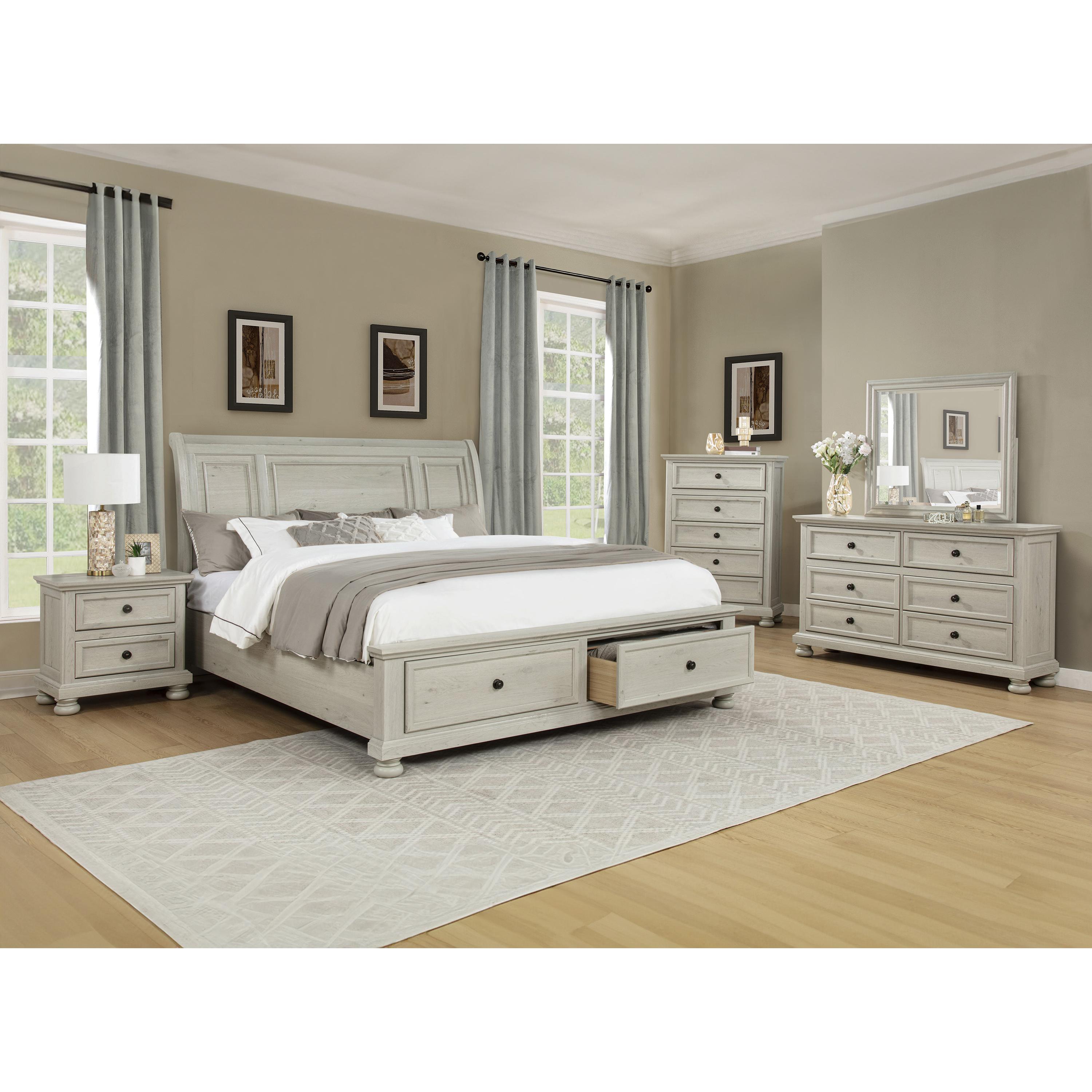 Crown Mark Claribelle B1820-4 Chest - White - Image 2