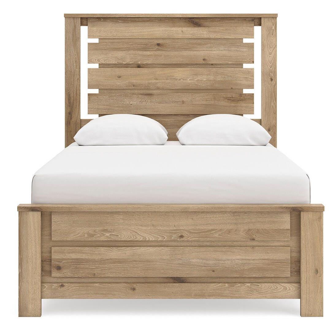 Signature Design by Ashley Brozmont B1045B10 Full Panel Platform Bed - Image 3
