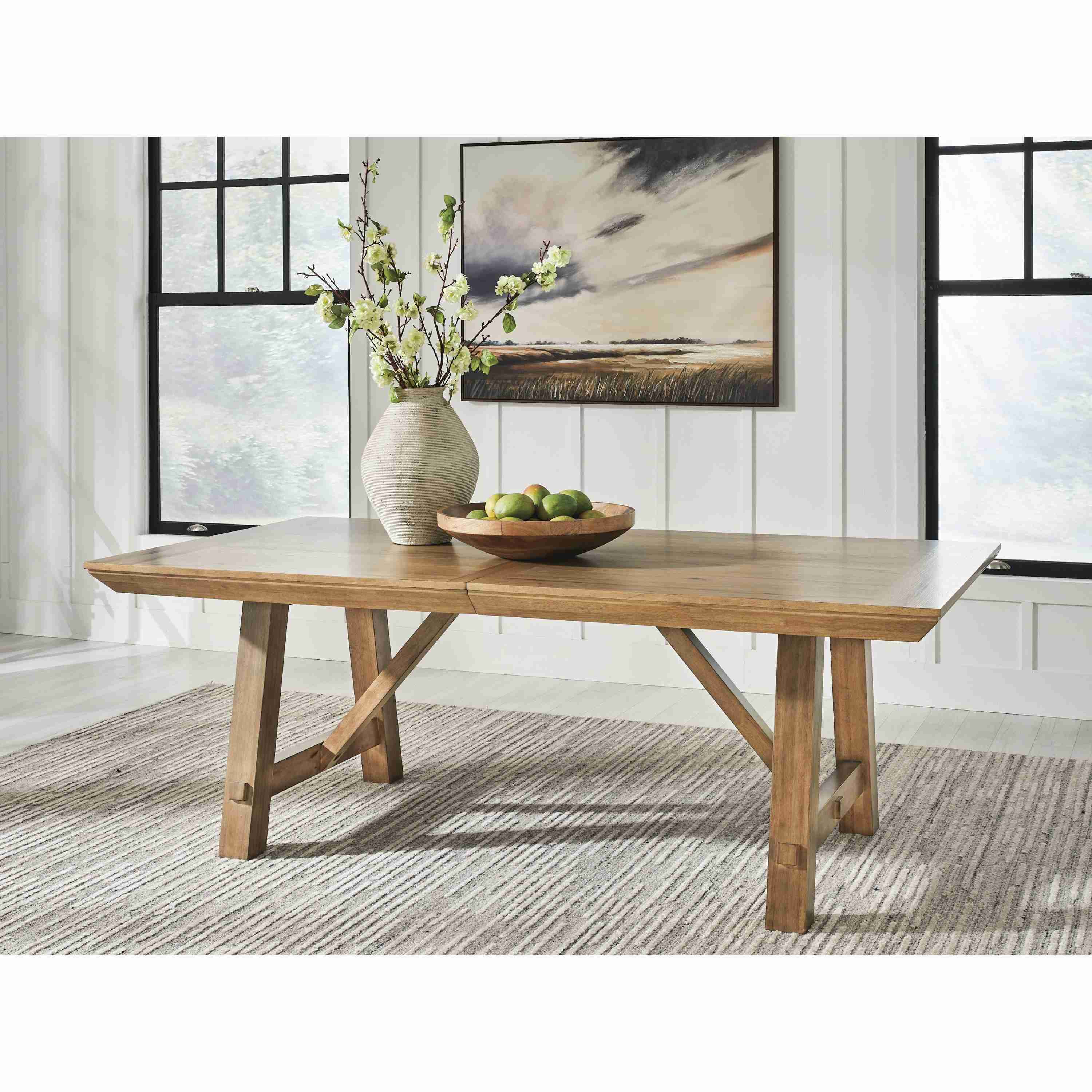 Benchcraft Ridgester D858-45 Rectangular Dining Room Extension Table - Image 2