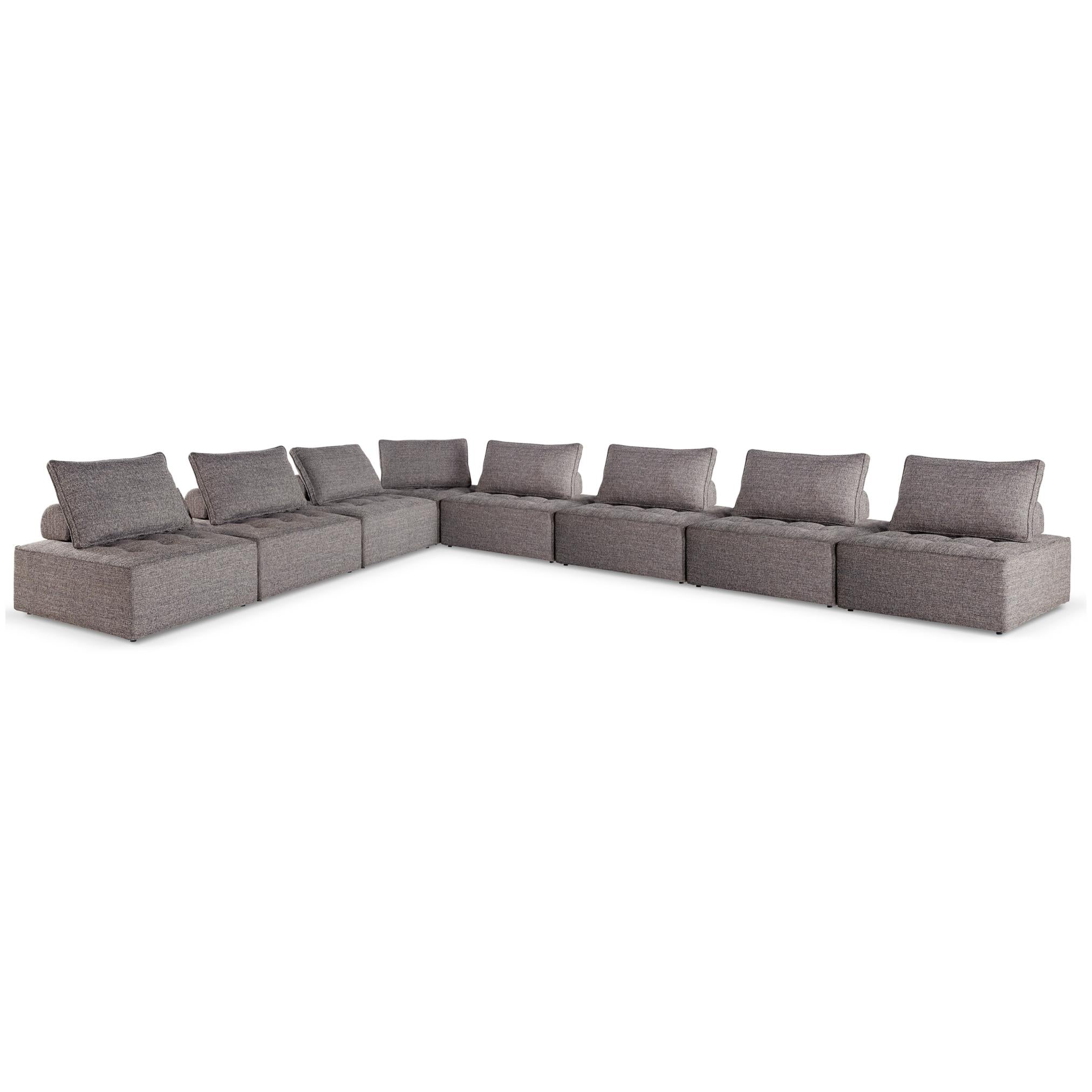 Signature Design by Ashley Bree Zee P160P12 8 pc Outdoor Modular Seating