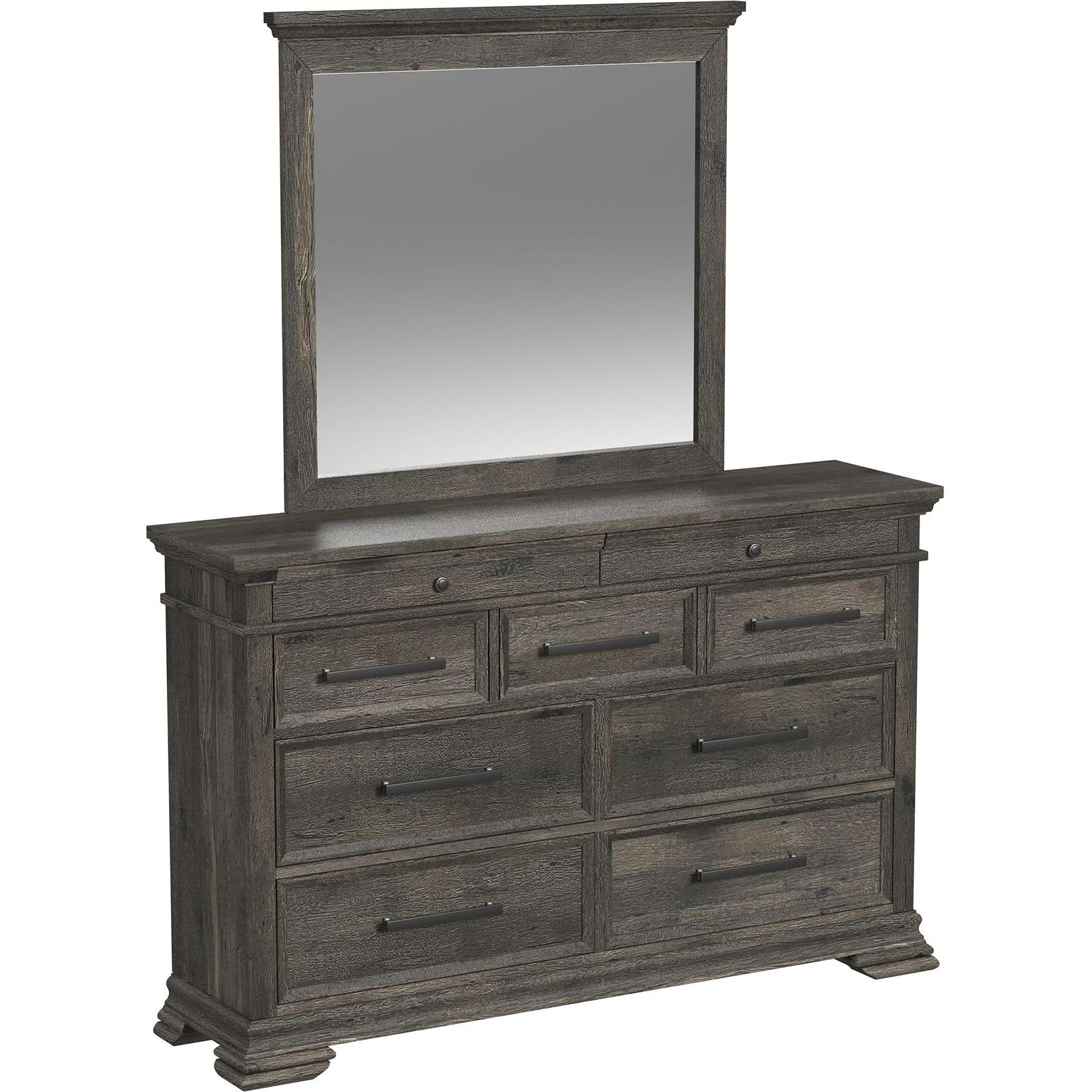 Elements International Park Ridge Dresser Mirror B-13130-8-MR - Image 2