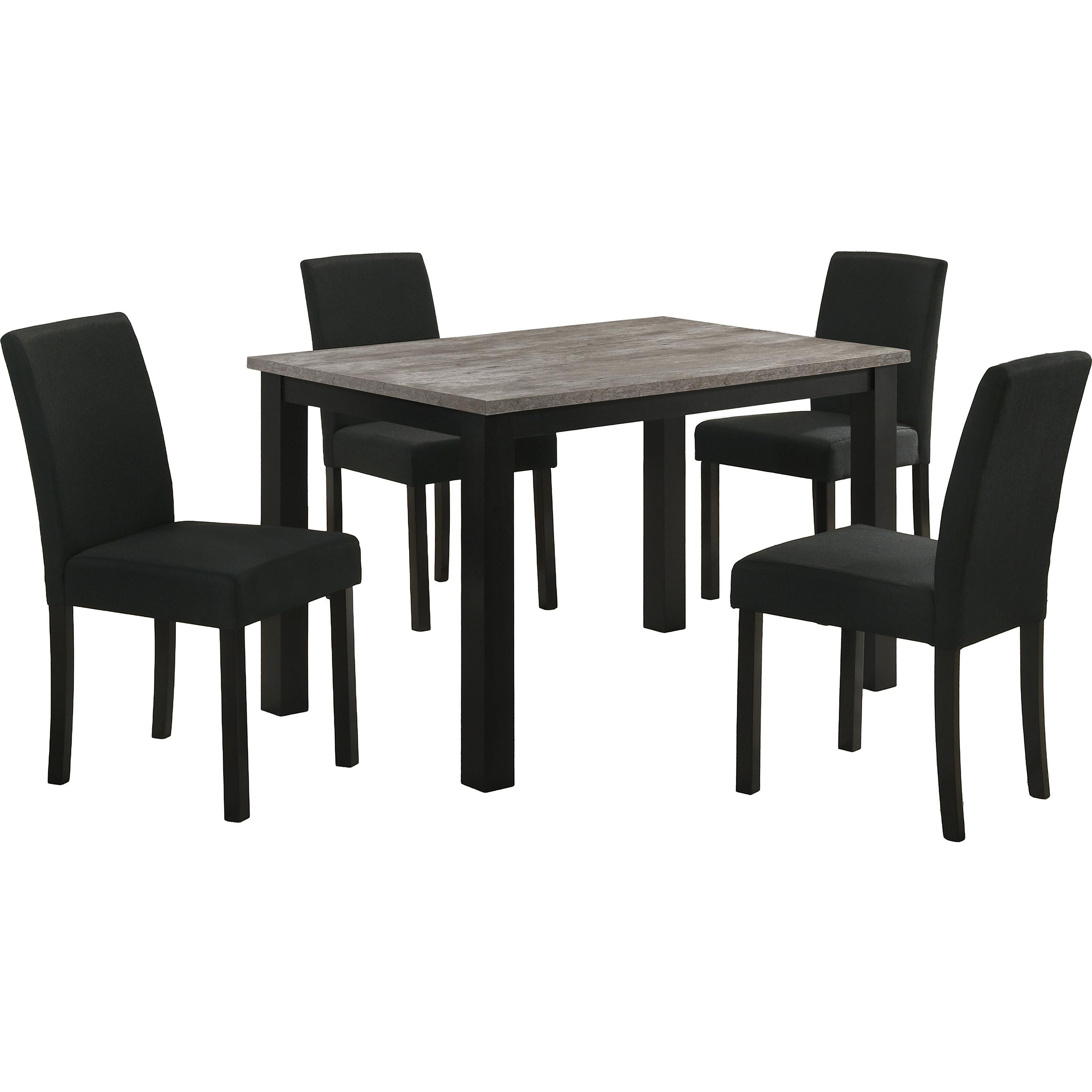 Crown Mark Resia Dining Table with Faux Marble Top 2120CC-T-3048 - Image 2