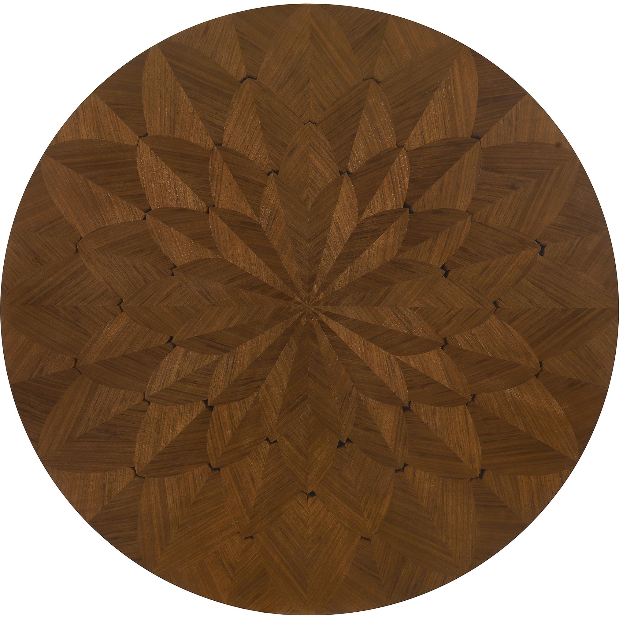Crown Mark Round Shari Dining Table with Pedestal Base 2159T-59-TOP/2159T-59-LEG - Image 2