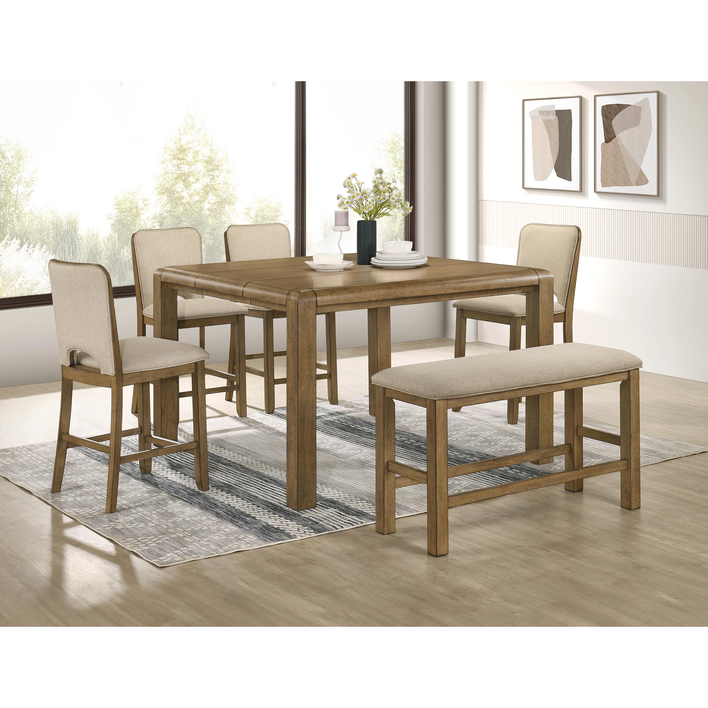 Crown Mark Cockrell Counter Height Bench 2756-BENCH - Image 3