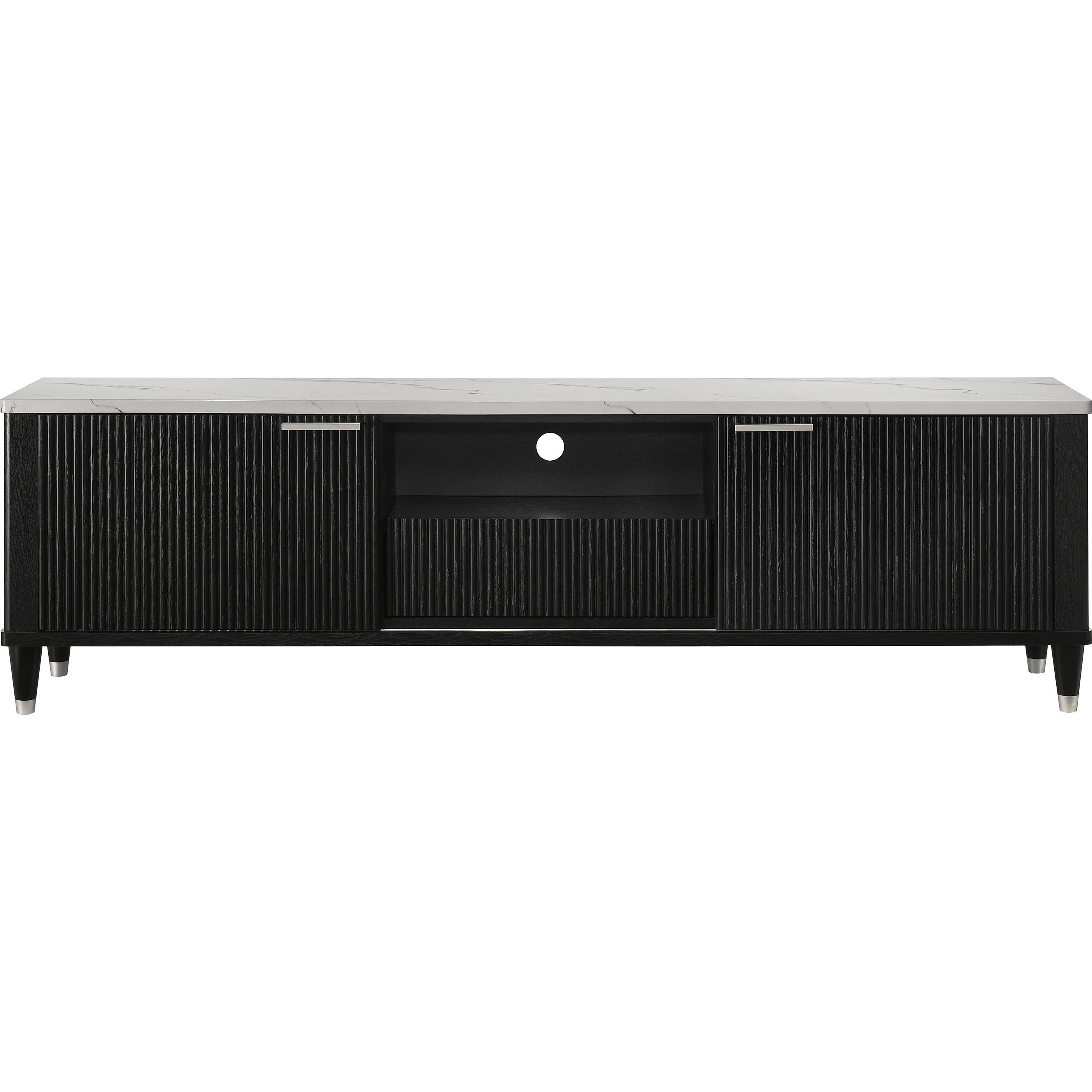 Crown Mark Britany TV Stand with Cable Management 4813BK-9 - Image 3