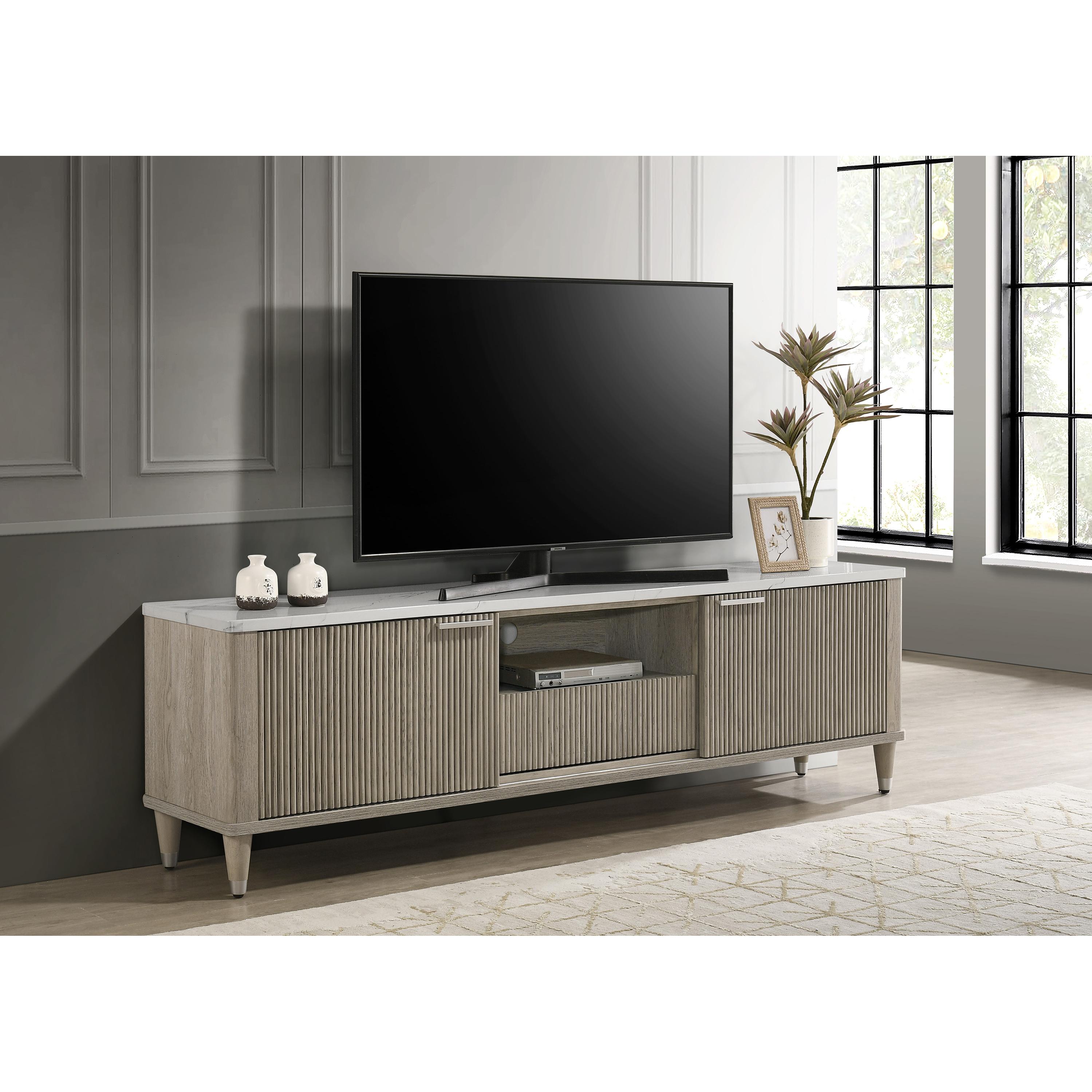 Crown Mark Britany TV Stand with Cable Management 4813DW-9 - Image 2