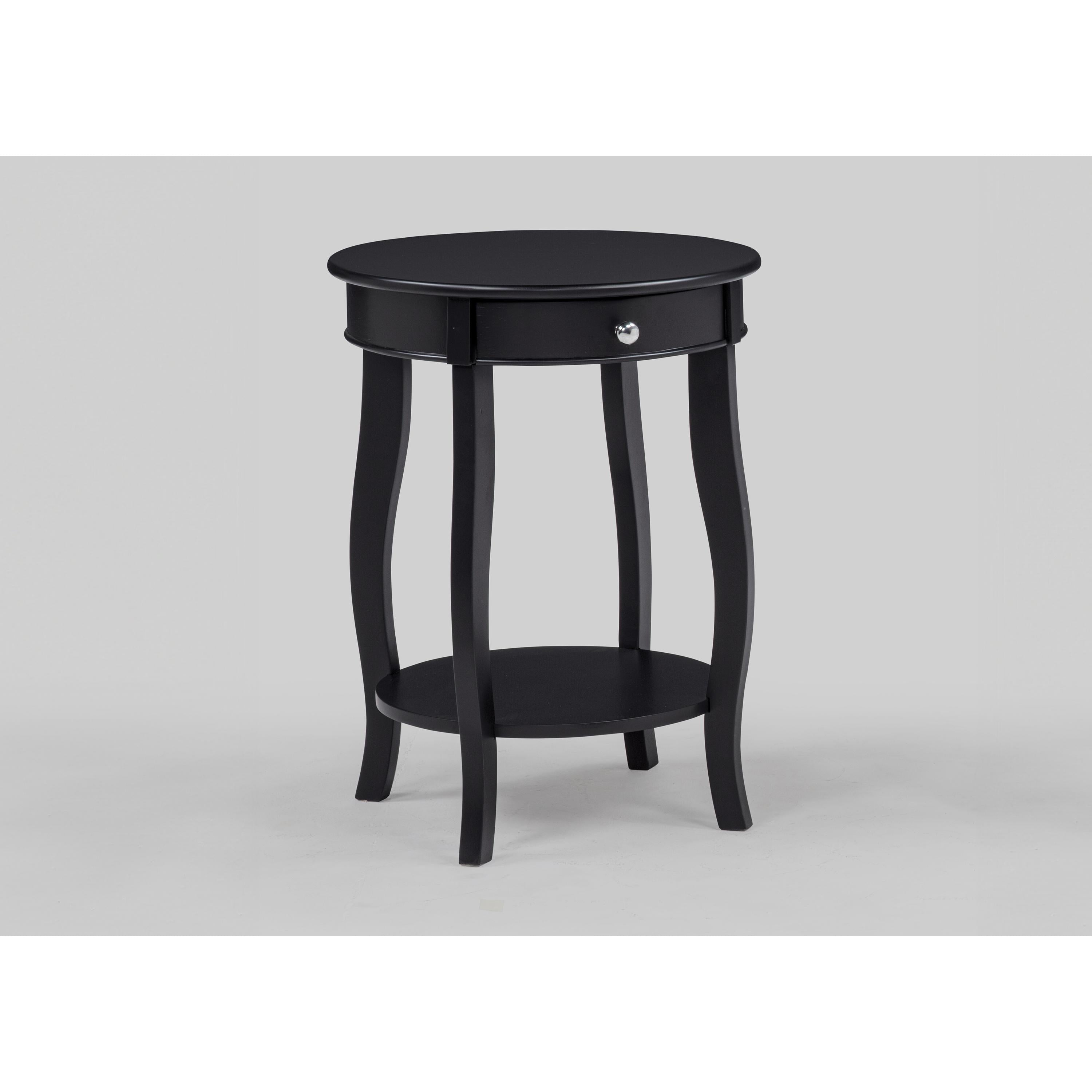 Crown Mark Jacie Chairside Table 4903BK - Image 1