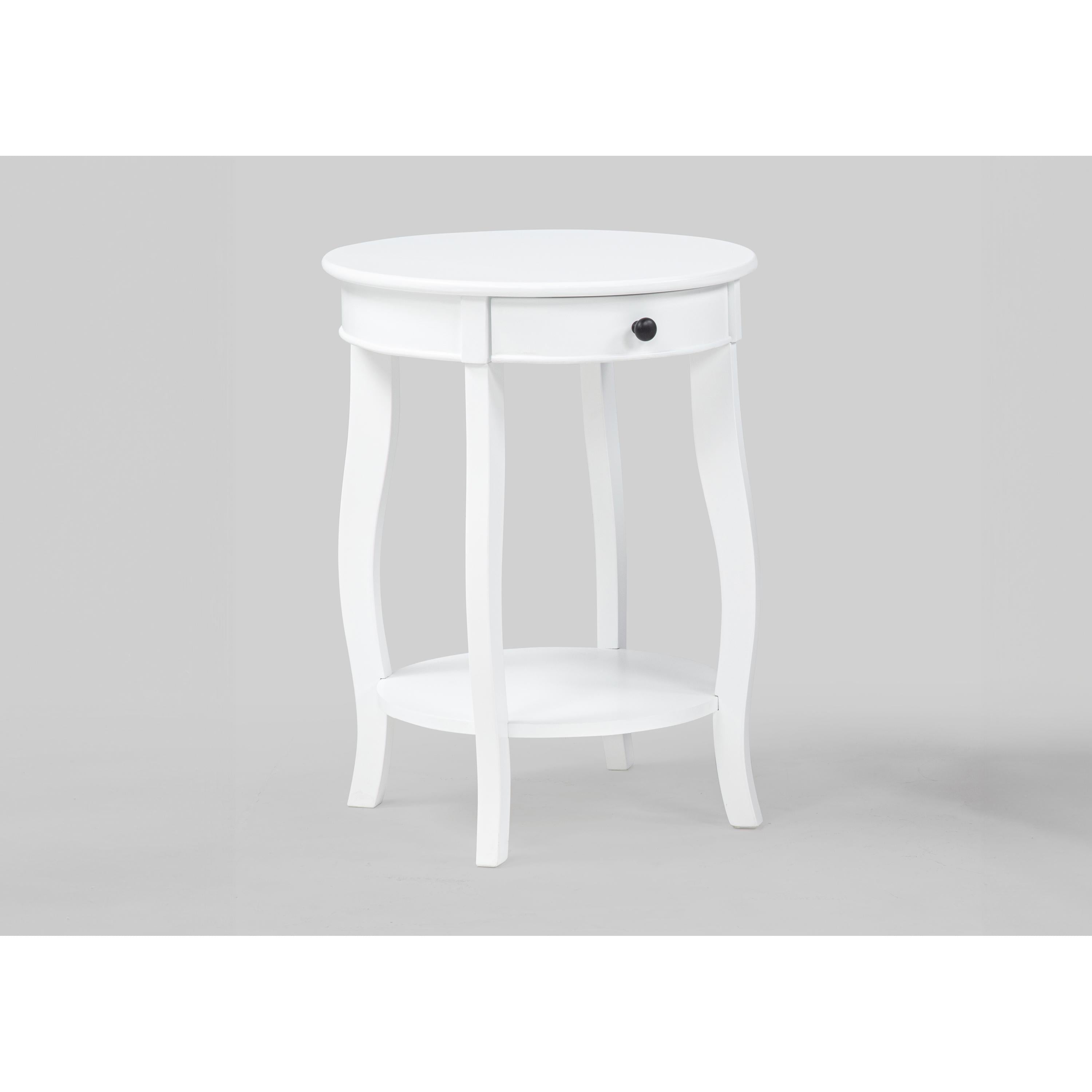 Crown Mark Jacie Chairside Table 4903WH - Image 1
