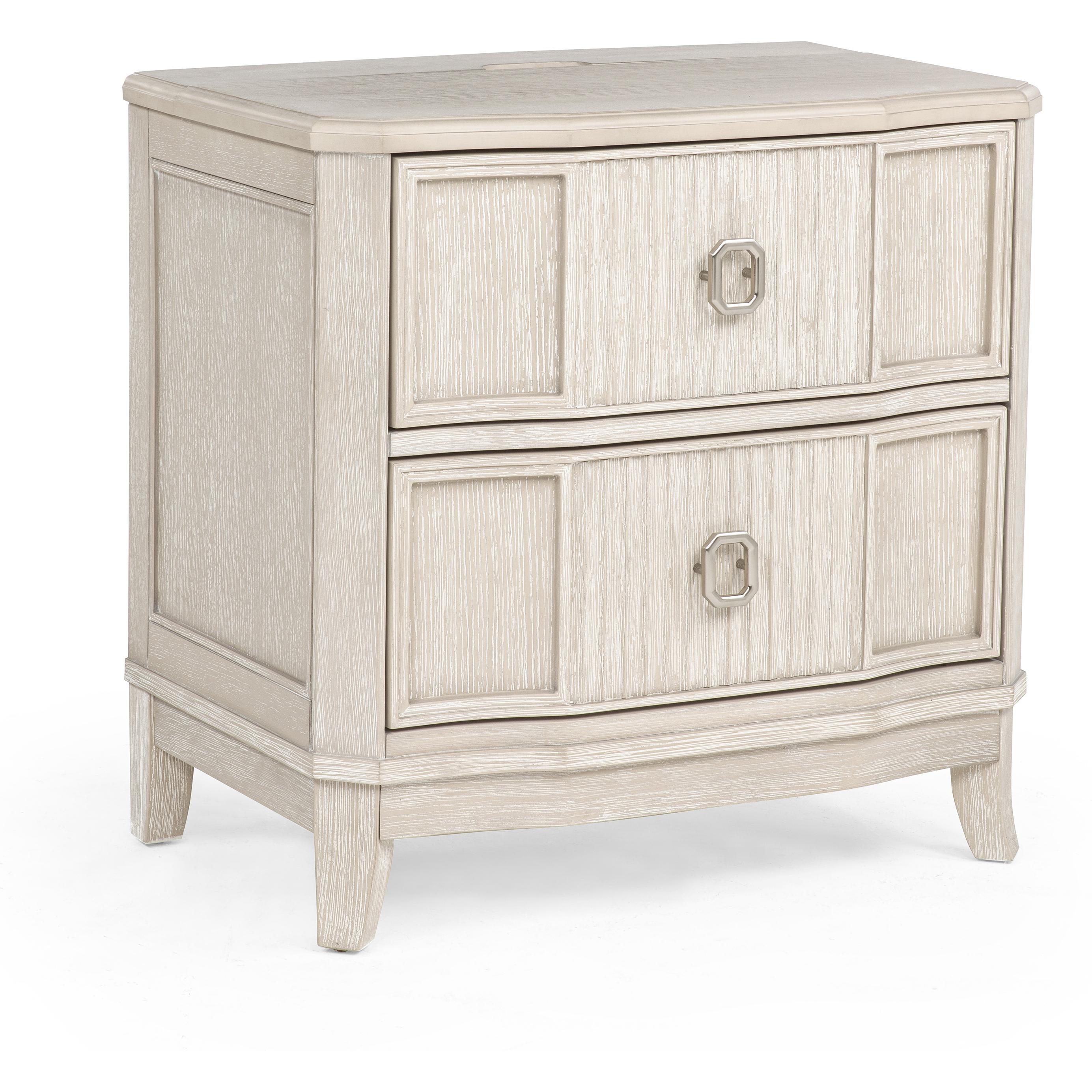 Crown Mark Napoli 2-Drawer Nightstand B1140-2 - Image 1