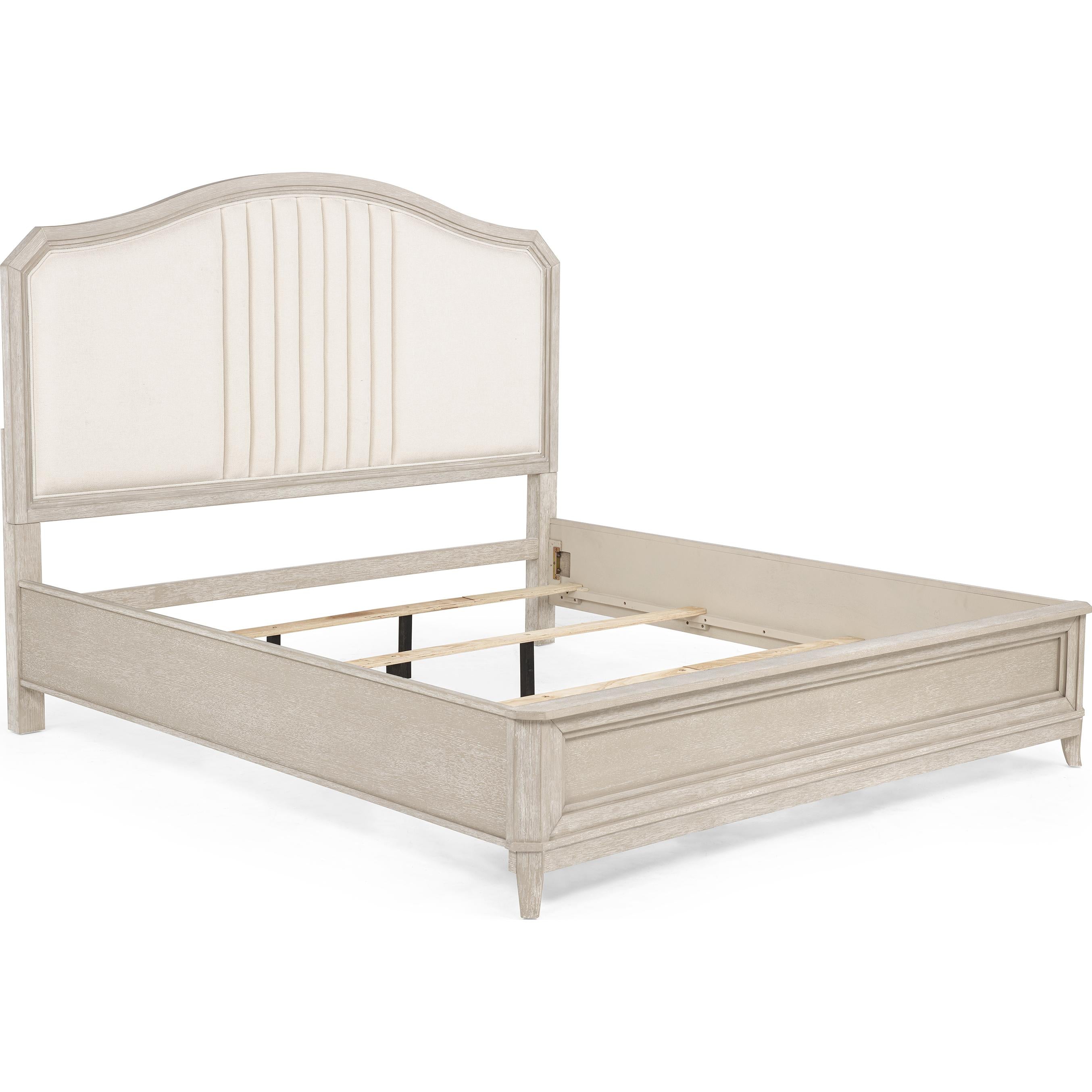 Crown Mark Napoli Queen Upholstered Panel Bed B1140-Q-HB/B1140-KQ-RAIL/B1140-Q-FB - Image 2