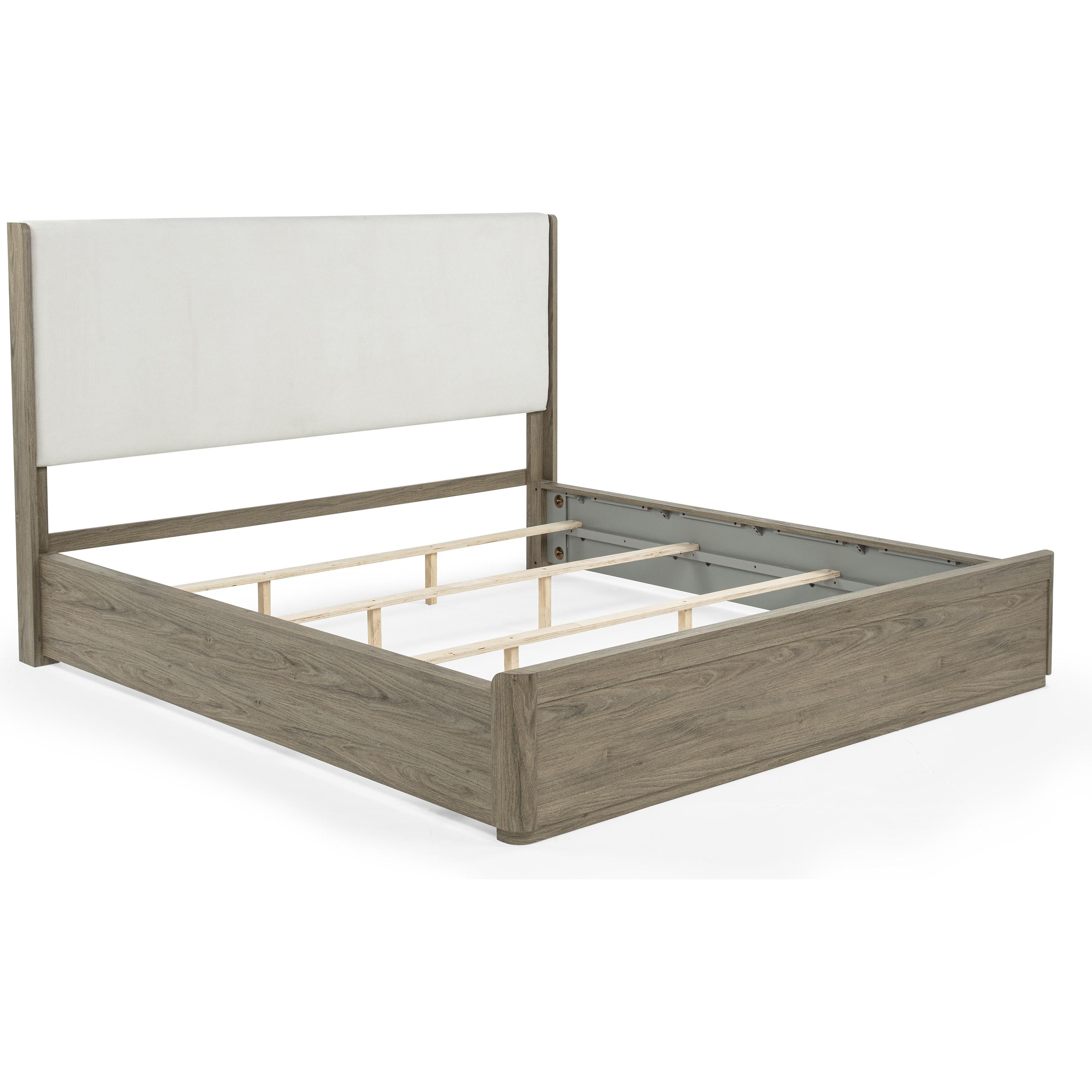Crown Mark Veranda King Upholstered Panel Bed B1750-K-HBFB/B1750-KQ-RAIL - Image 2