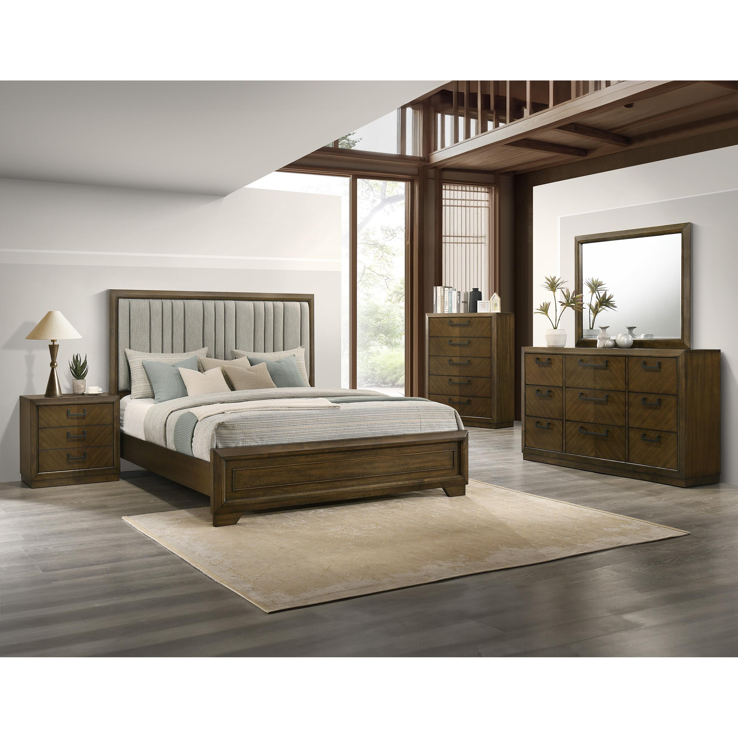 Crown Mark Lakecrest King Panel Bed B6520-K-HB/B6520-K-FB/B6520-KQ-RAIL - Image 3