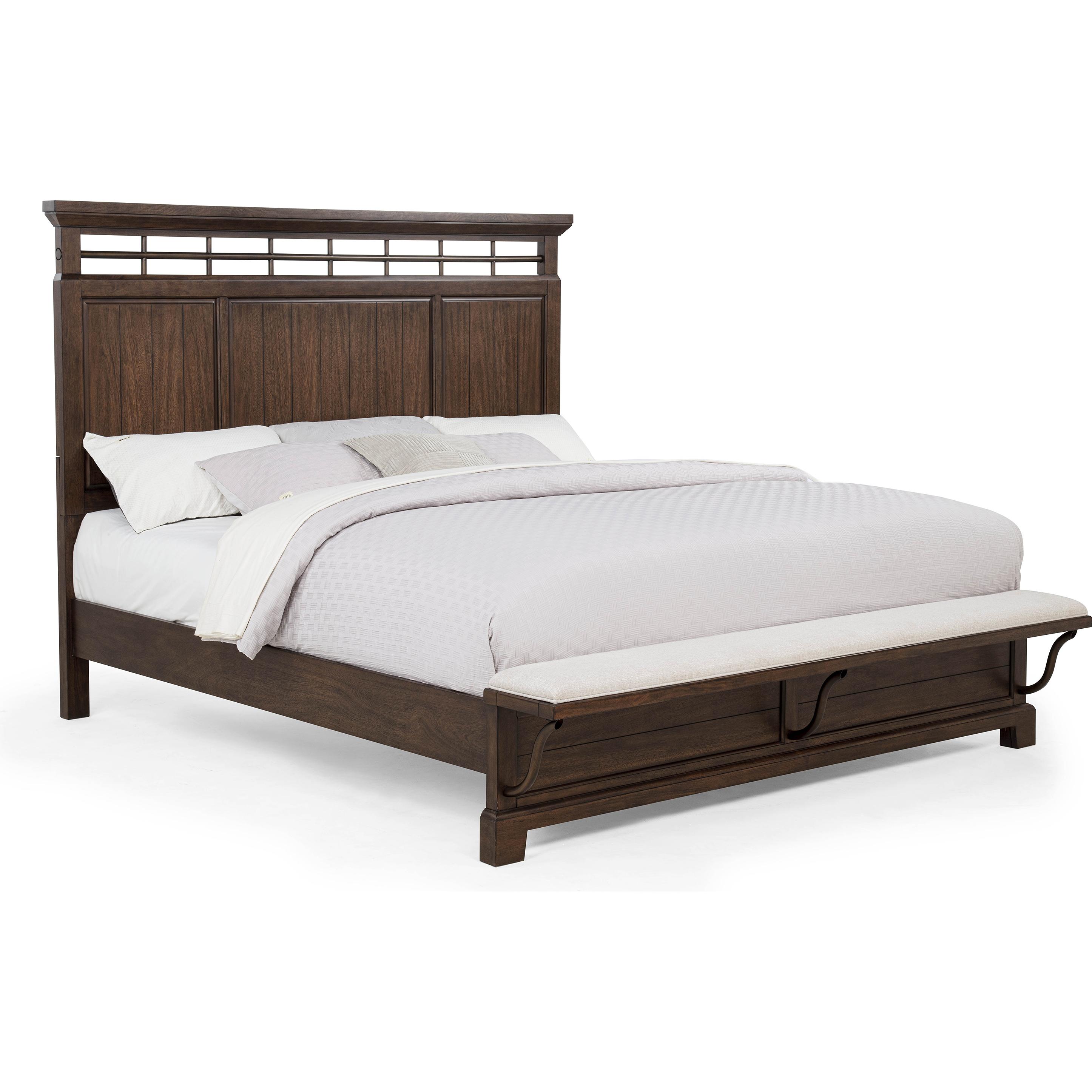 Crown Mark Beckett King Panel Bed B1950-K-HB/B1950-K-FB/B1950-KQ-RAIL - Image 1