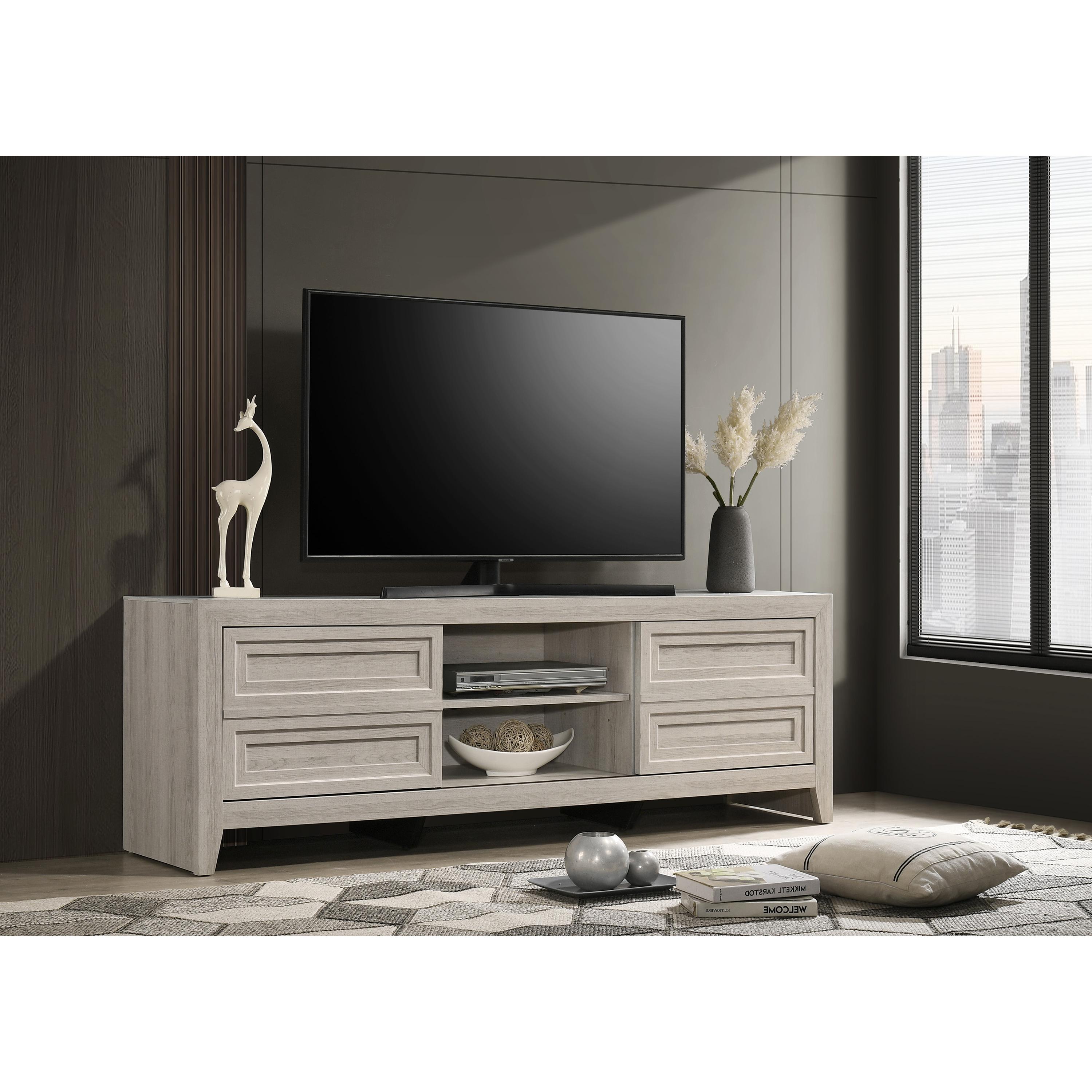 Crown Mark Lorraine TV Stand with Cable Management B6600-9 - Image 2