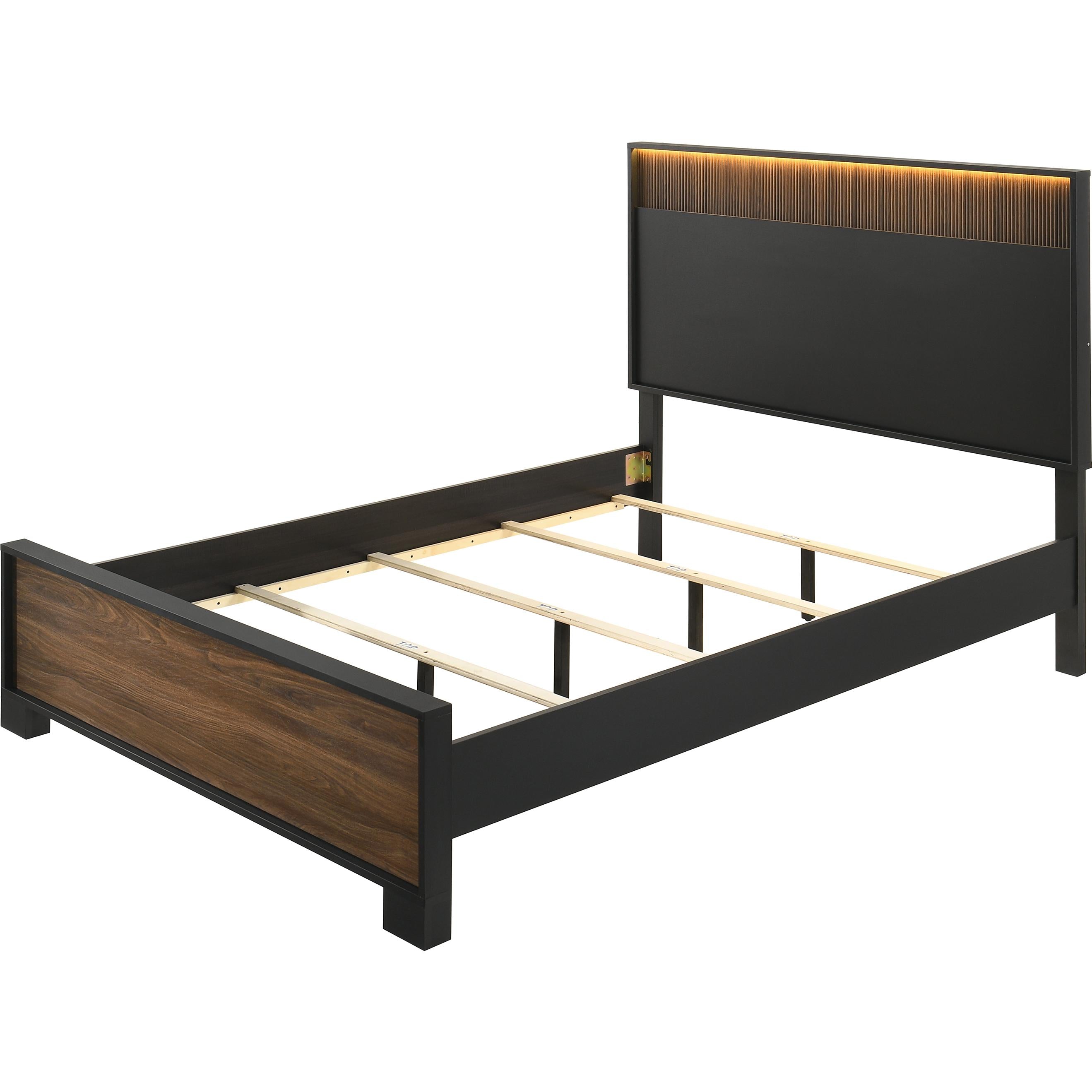 Crown Mark Nemy Queen Panel Bed B6950-Q-HBFB/B6950-KQ-RAIL - Image 2