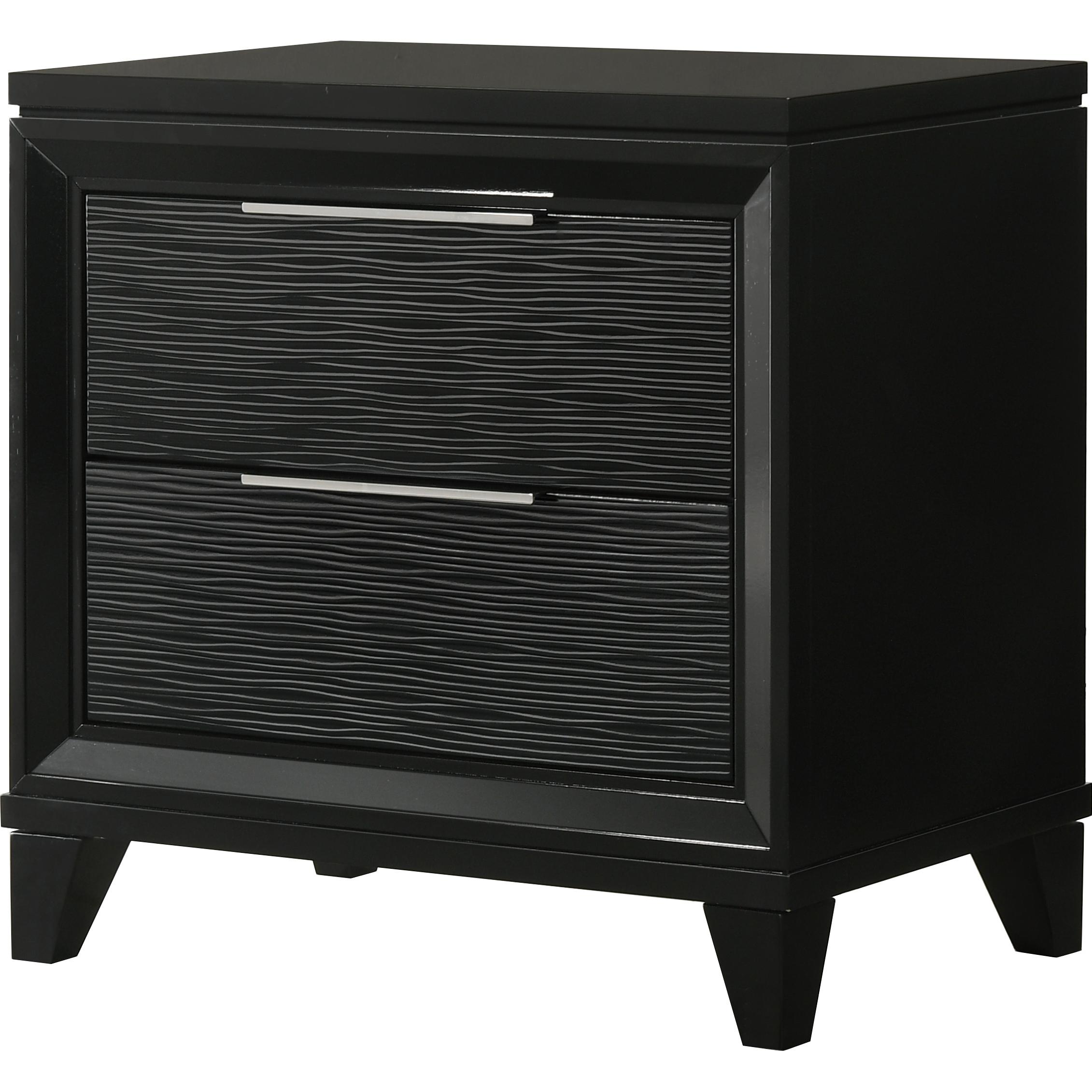 Crown Mark Cressida 2-Drawer Nightstand B7350-2
