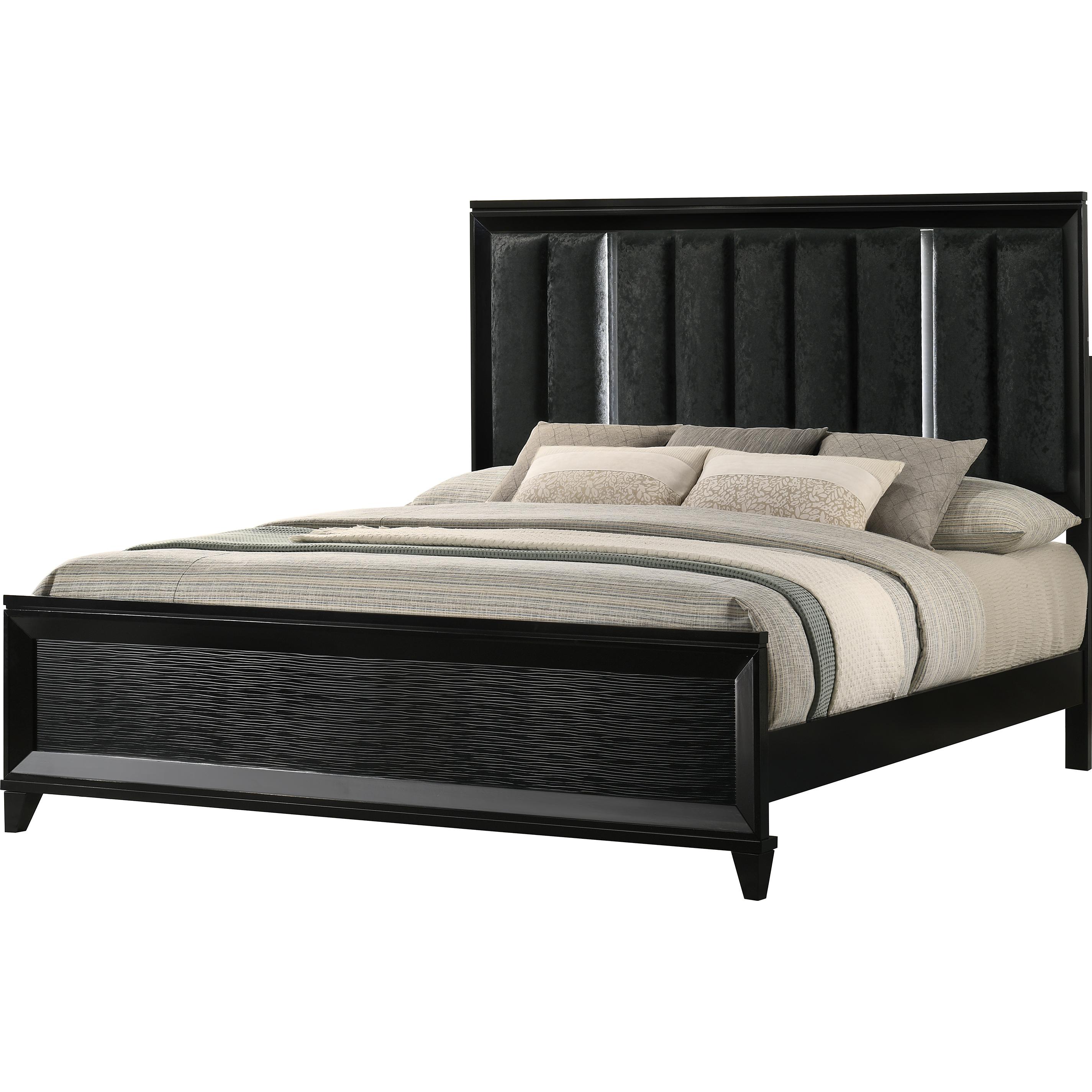 Crown Mark Cressida King Panel Bed B7350-K-HB/B7350-K-FB/B7350-KQ-RAIL - Image 1