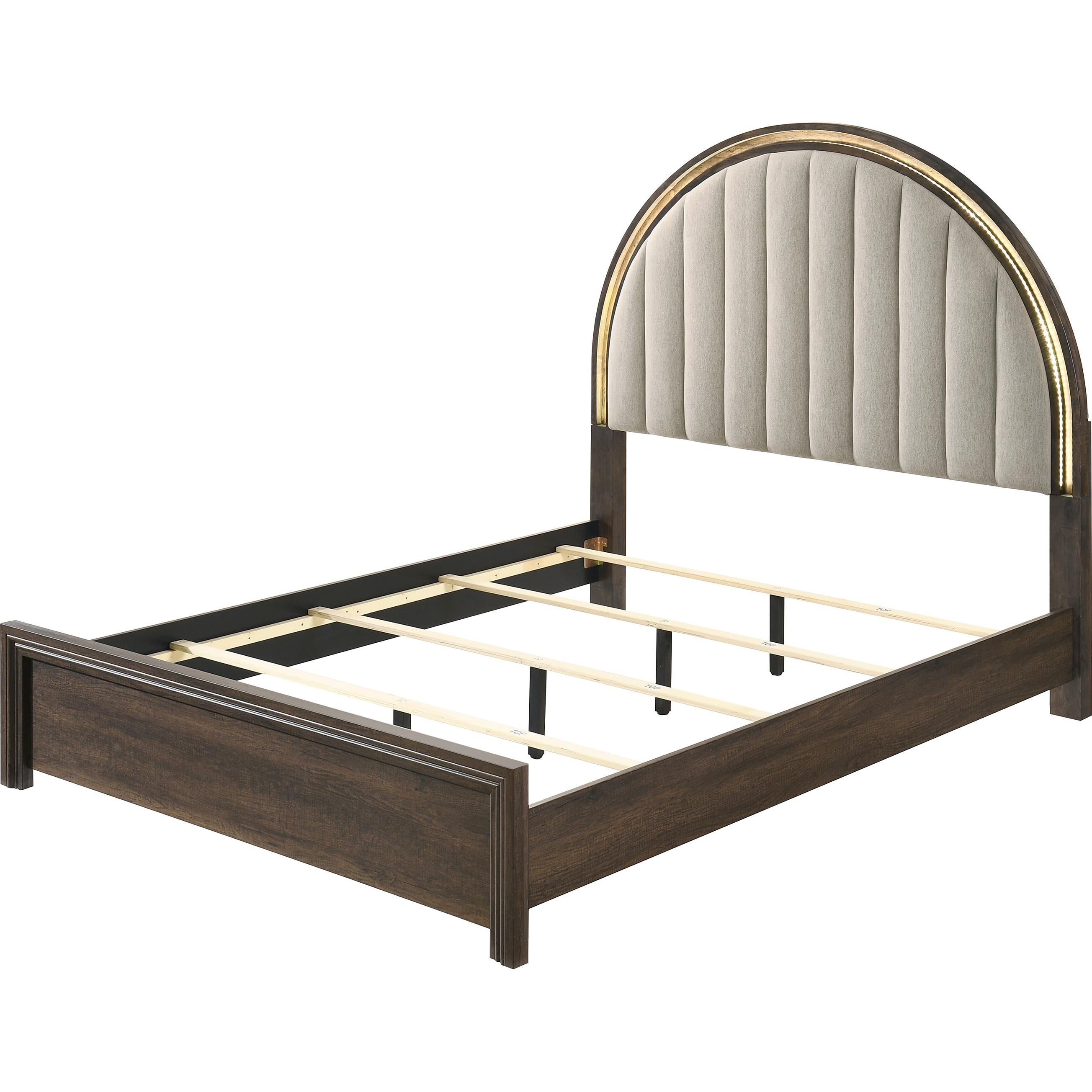 Crown Mark Noreen King Upholstered Panel Bed B9285-K-HBFB/B9285-KQ-RAIL - Image 3