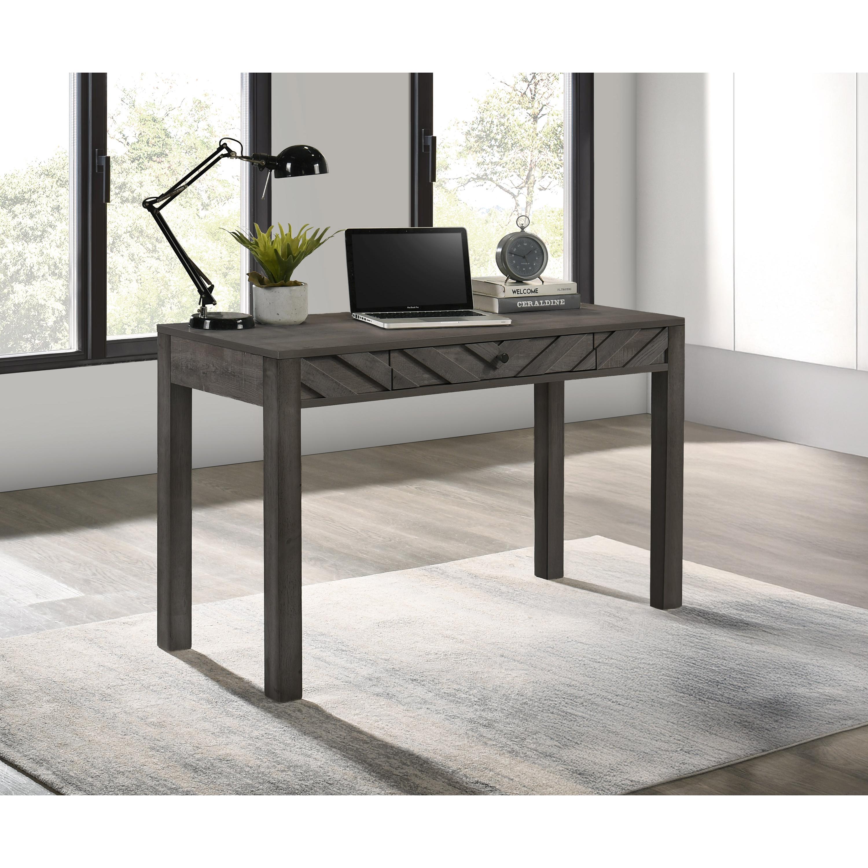 Crown Mark Valor B9335-DESK Writing Desk – Grey