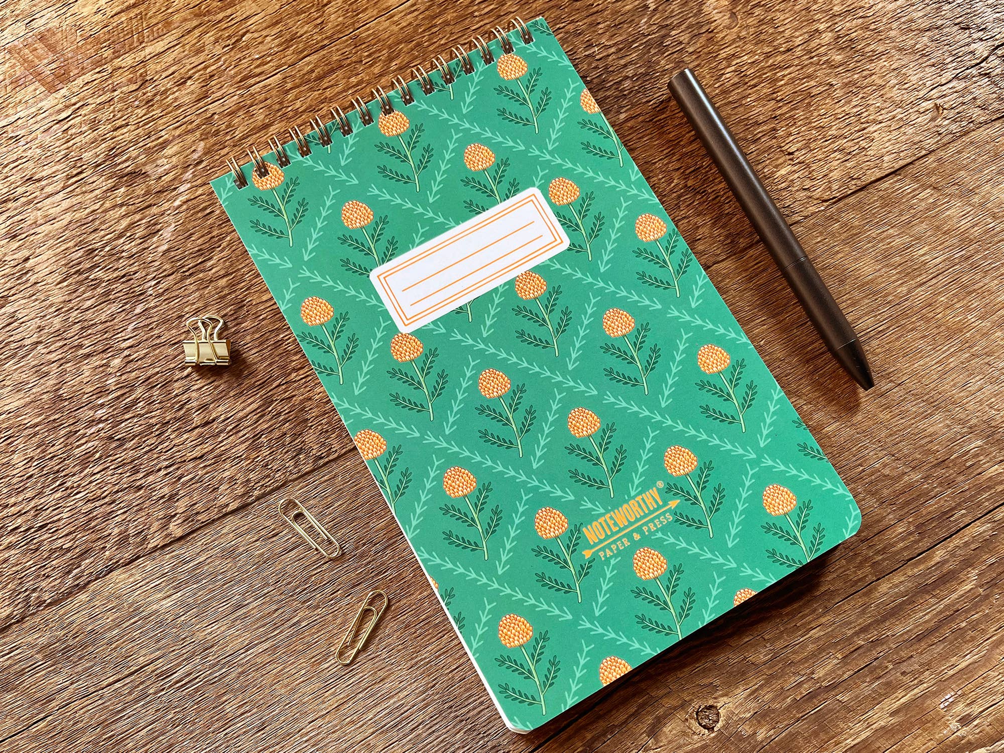 Gold Poms Small Notebook - Image 3