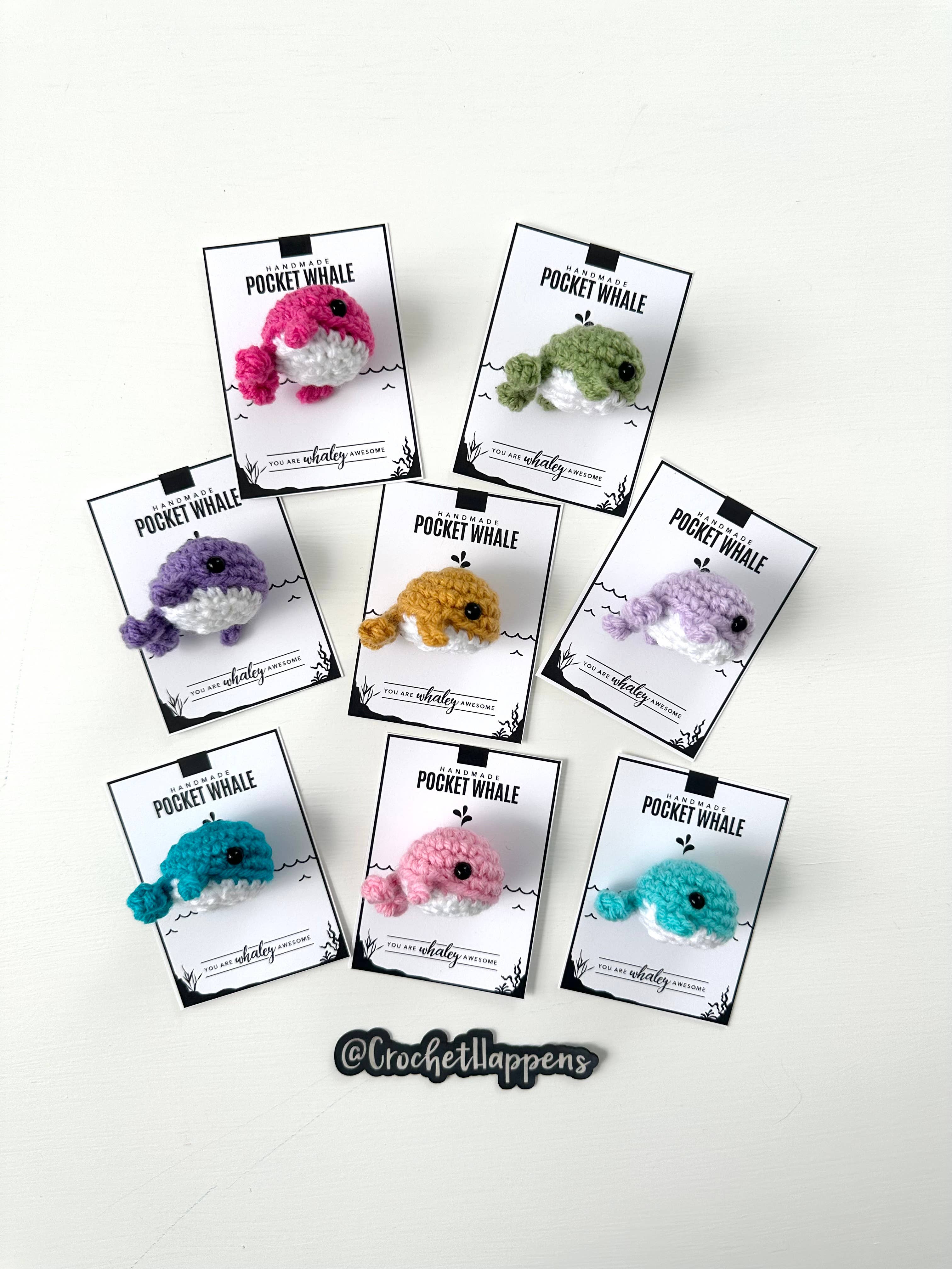 Pocket Whales - Set of 8 - Made to Order - Image 3