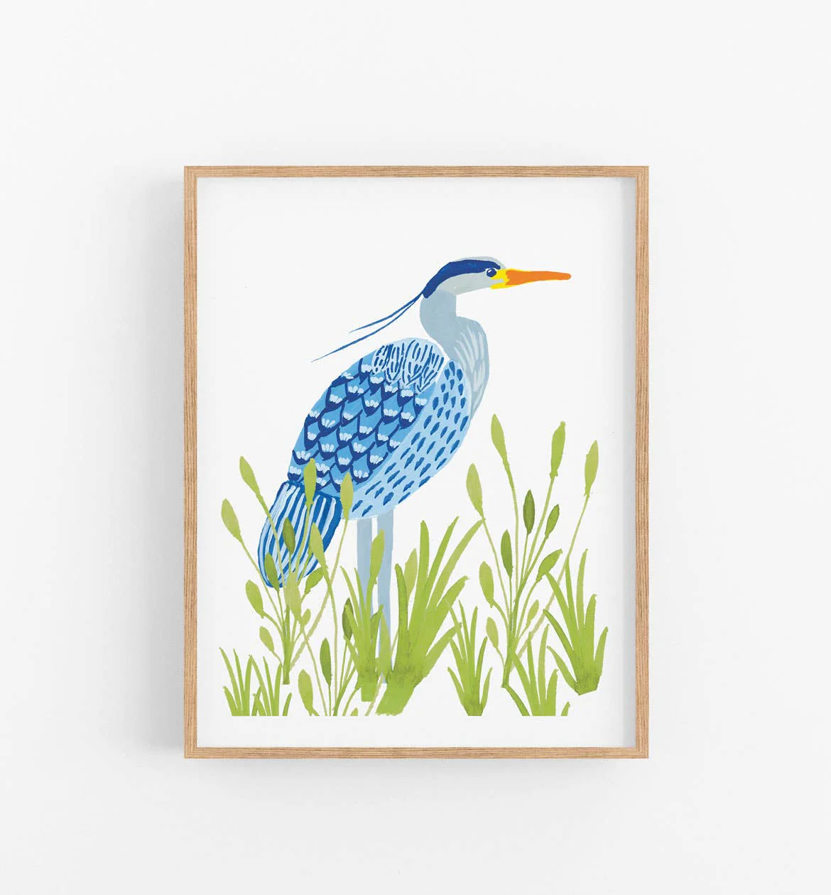 Heron Art Print - Image 1