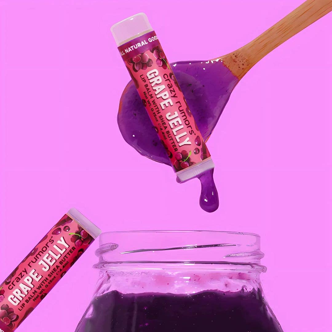 All Natural, Vegan Grape Jelly Lip Balm