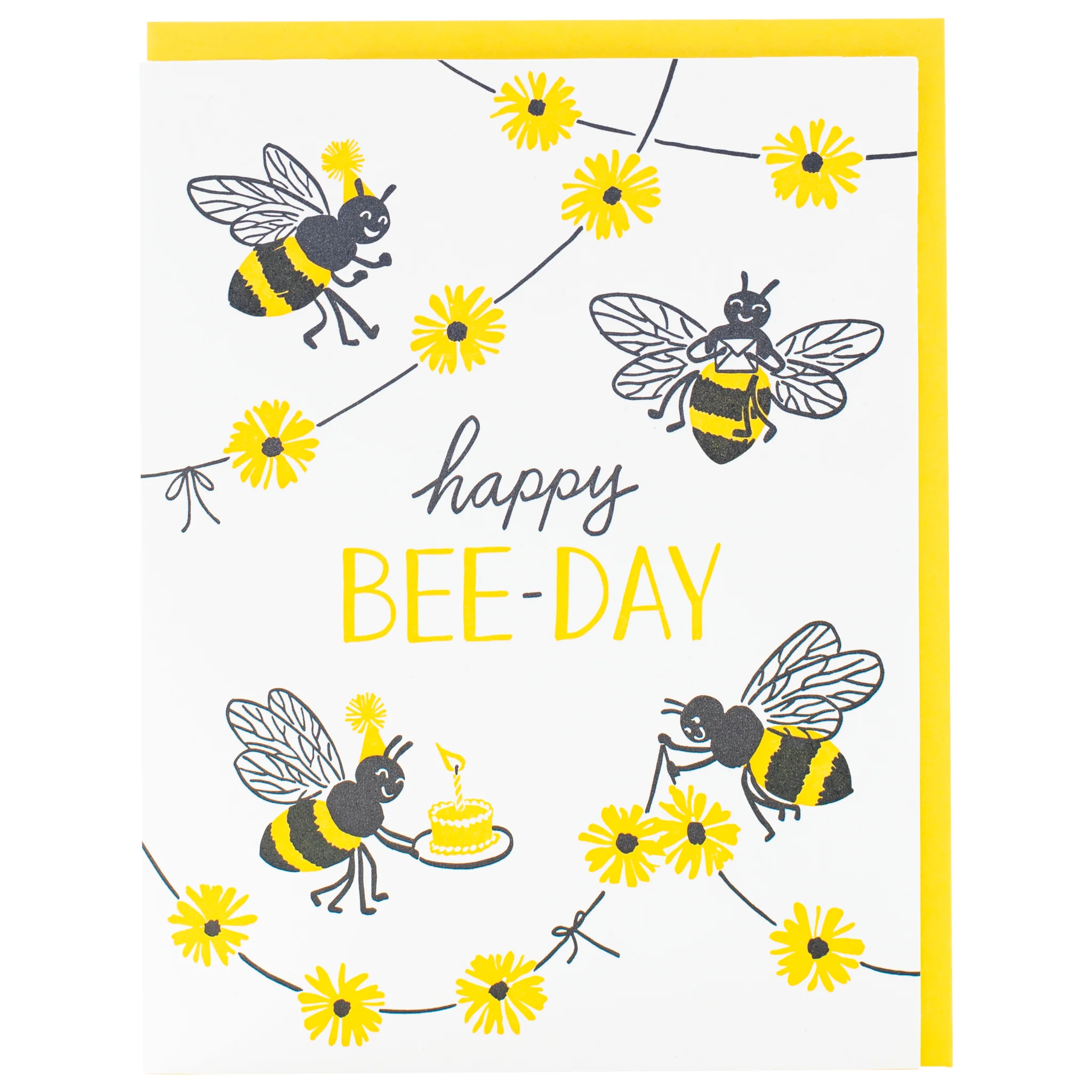 Bee Party Birthday Card - Image 1