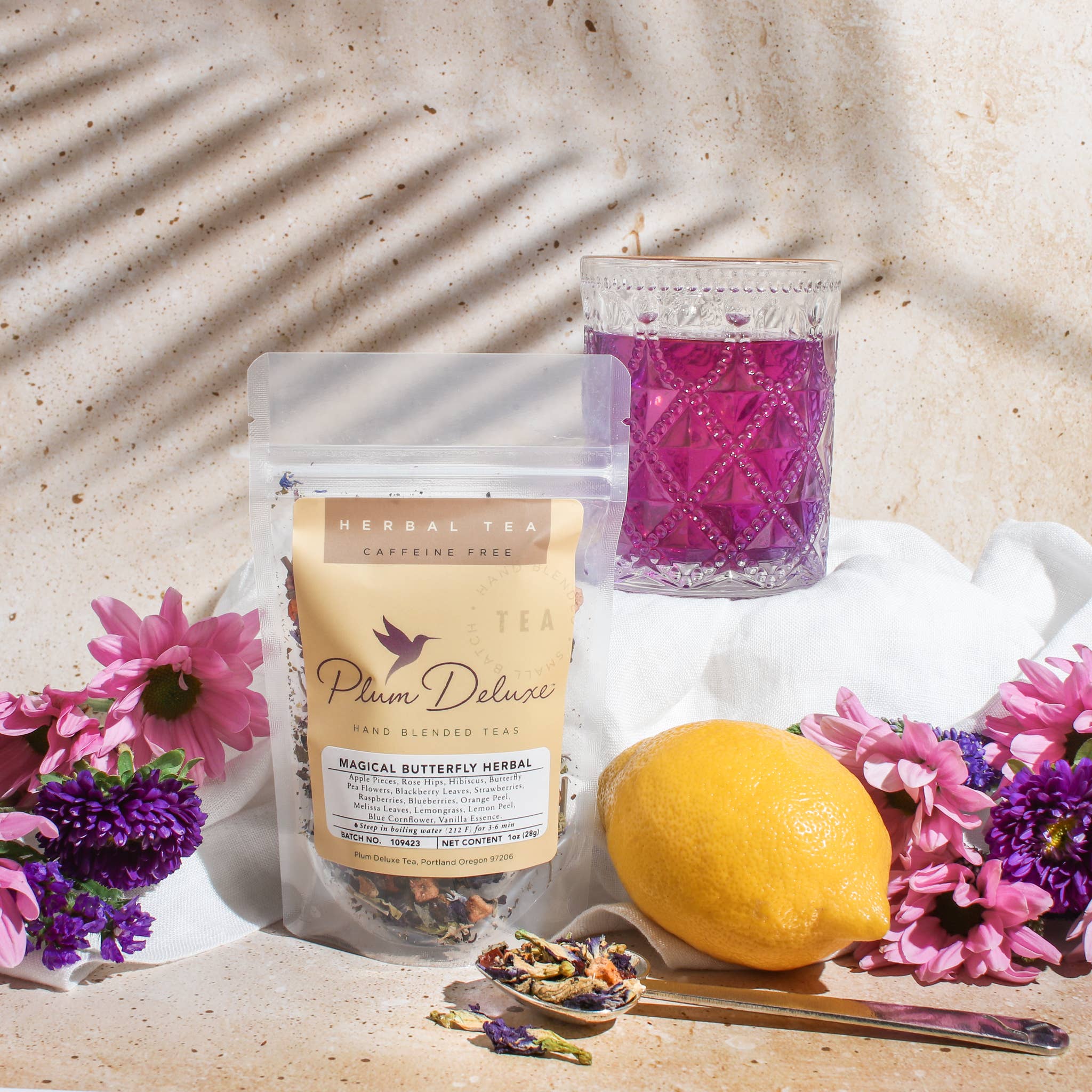 Magical Butterfly Pea Flower Loose Leaf Herbal Tea for Kids - Image 1
