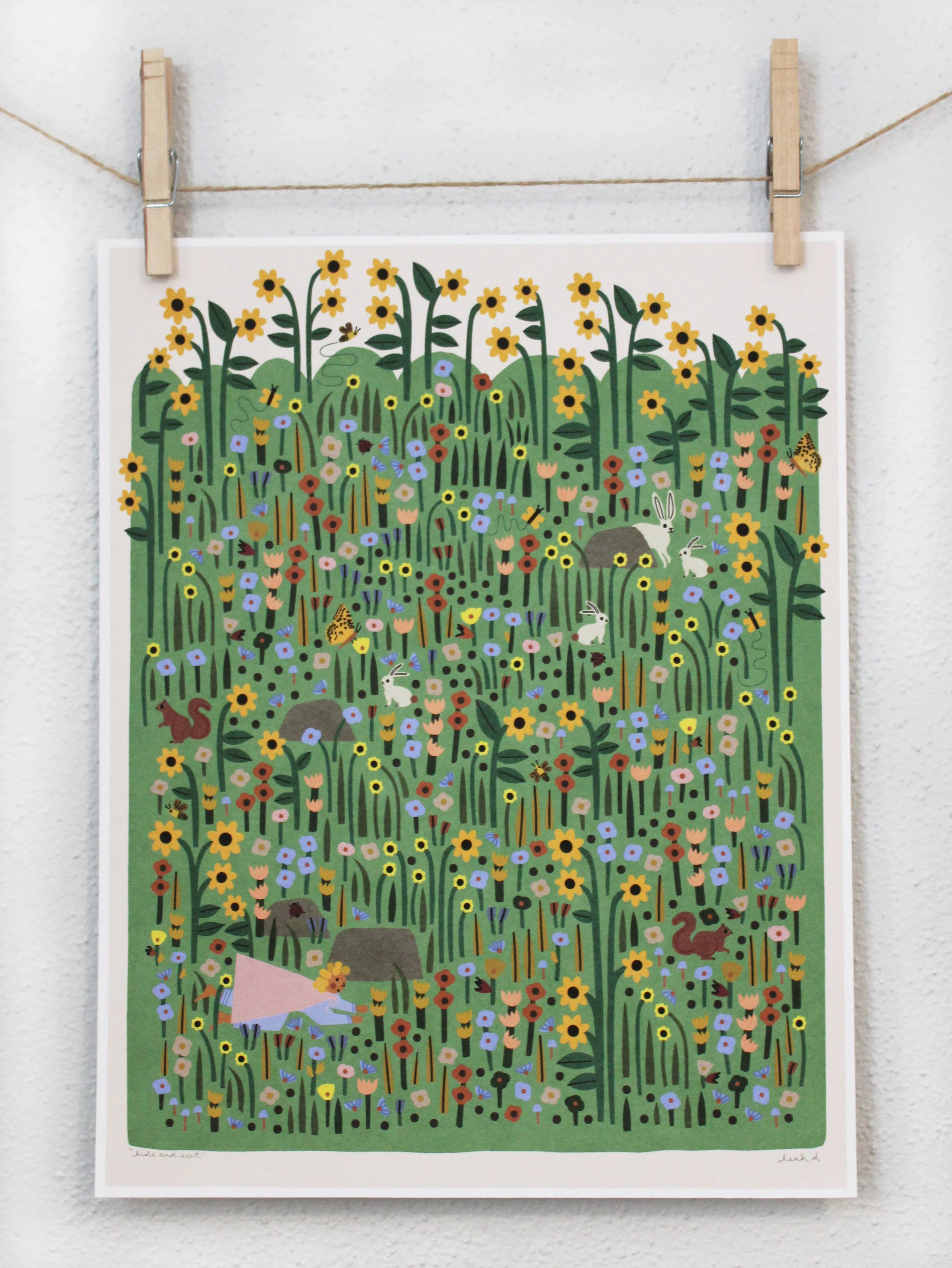 Hide and Seek Print - Image 1