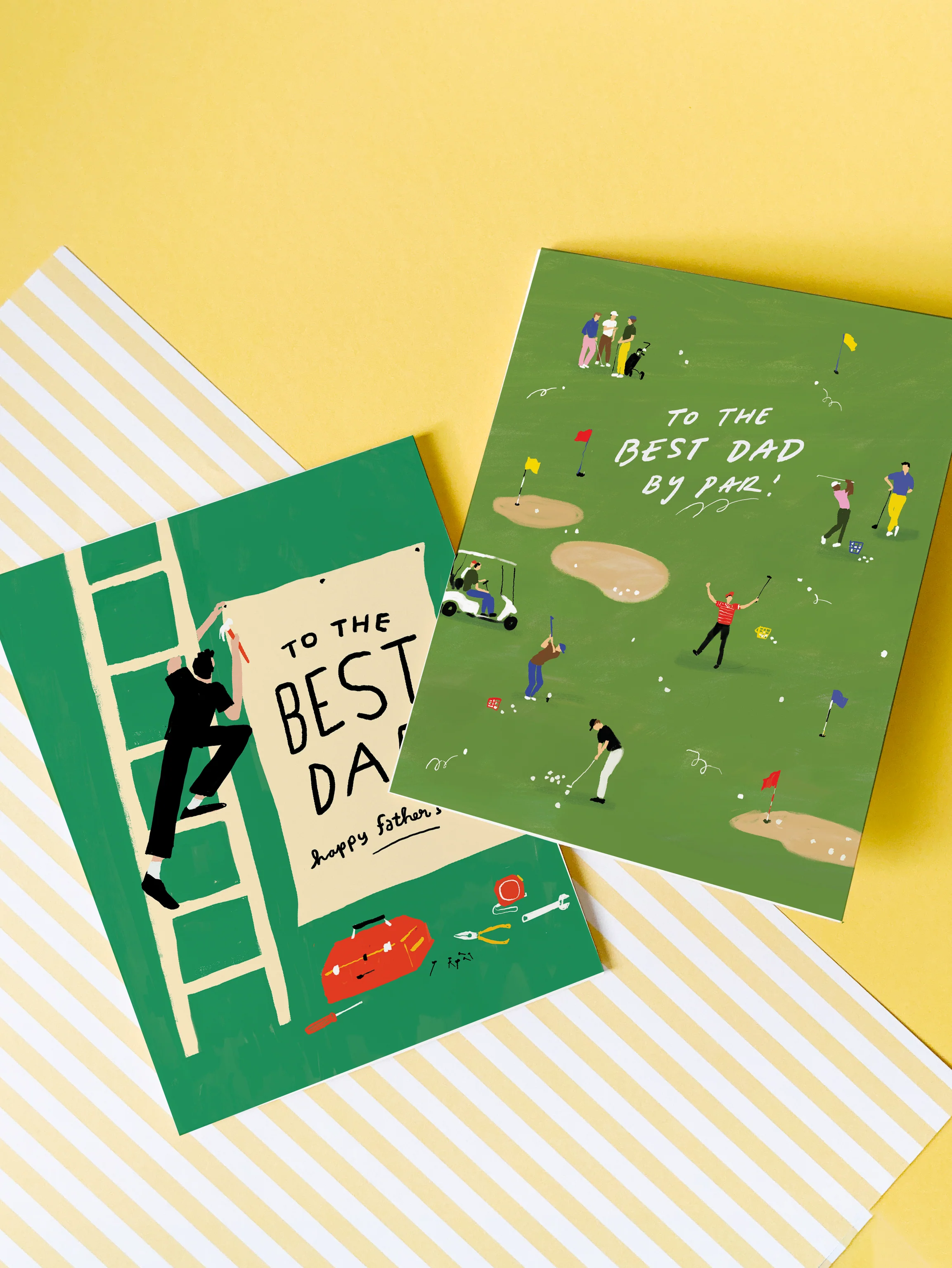 Best Dad Sign - Classic Father's Day Greeting Card - Image 3