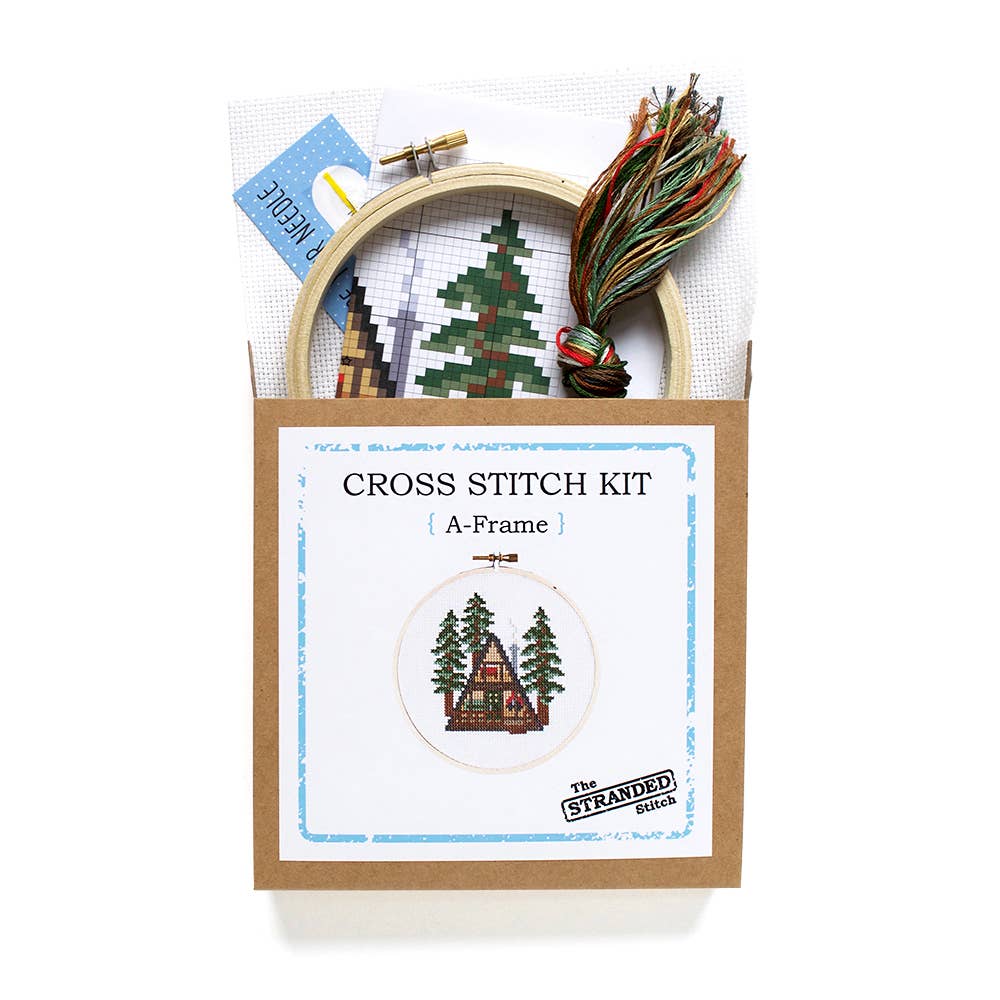 A-Frame Cross Stitch Kit - Image 2